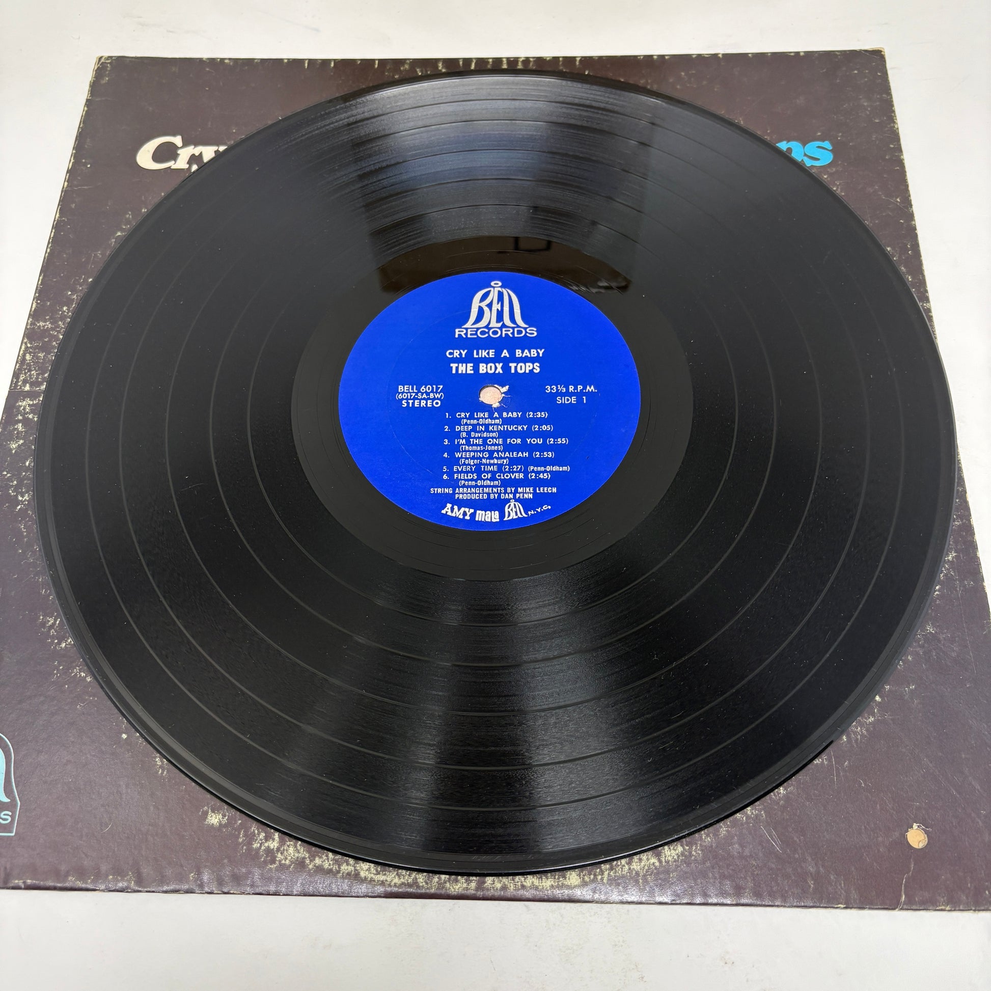 Box Tops : Cry Like A Baby (LP,Album,Stereo)