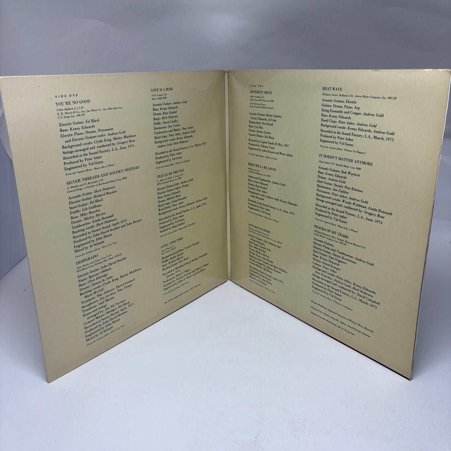 Linda Ronstadt : Greatest Hits (LP,Compilation,Reissue,Stereo)
