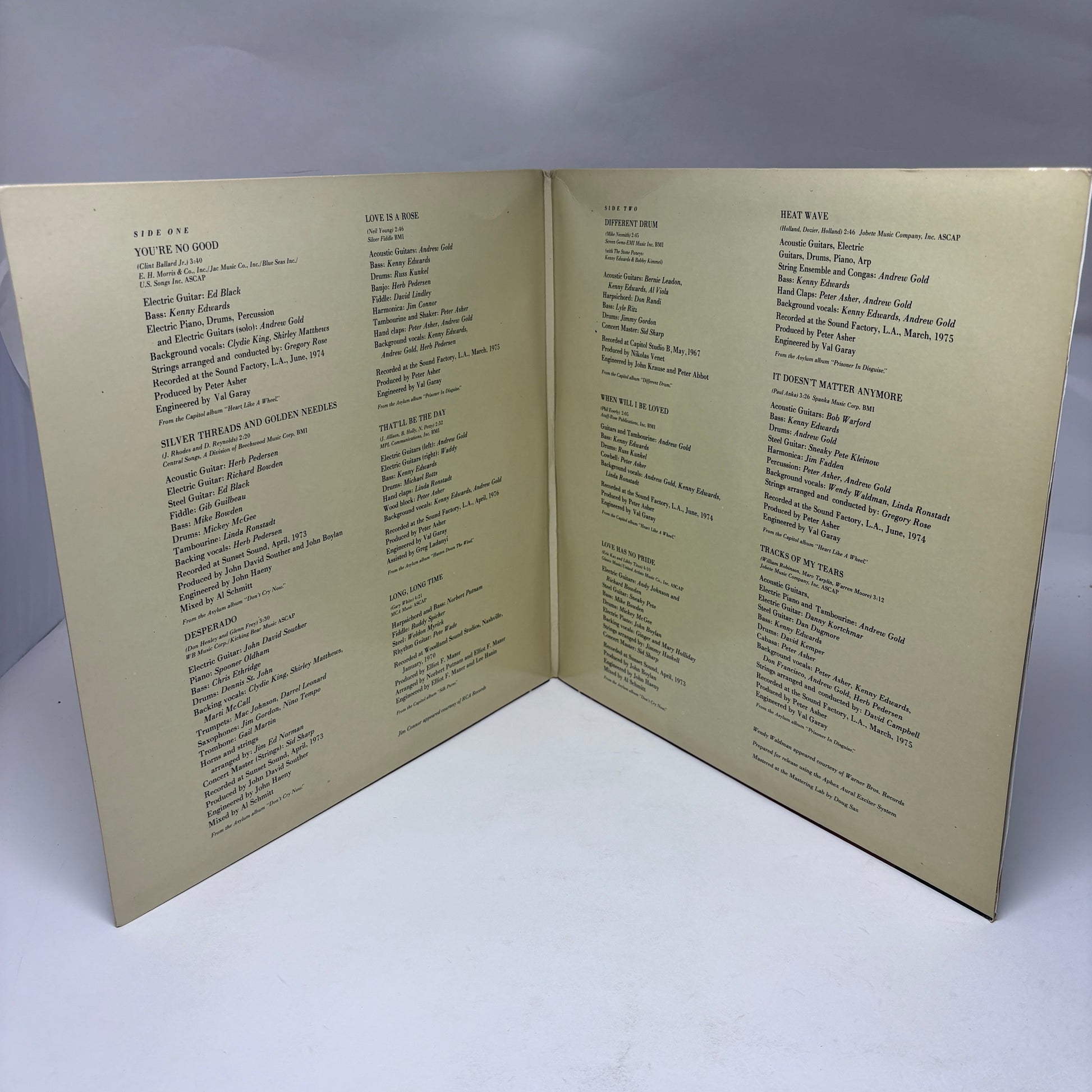 Linda Ronstadt : Greatest Hits (LP,Compilation,Reissue,Stereo)
