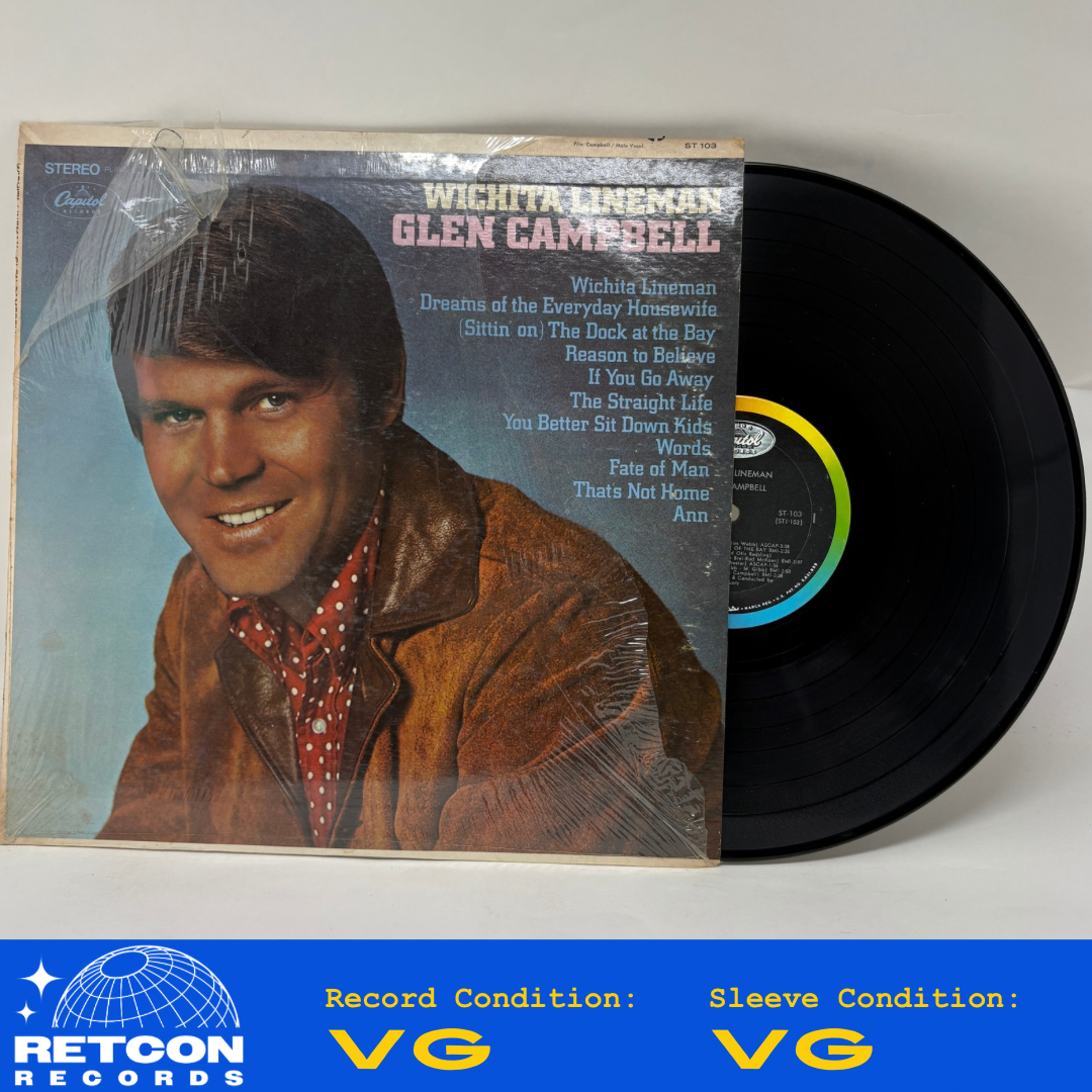 Glen Campbell : Wichita Lineman (LP,Album,Stereo)