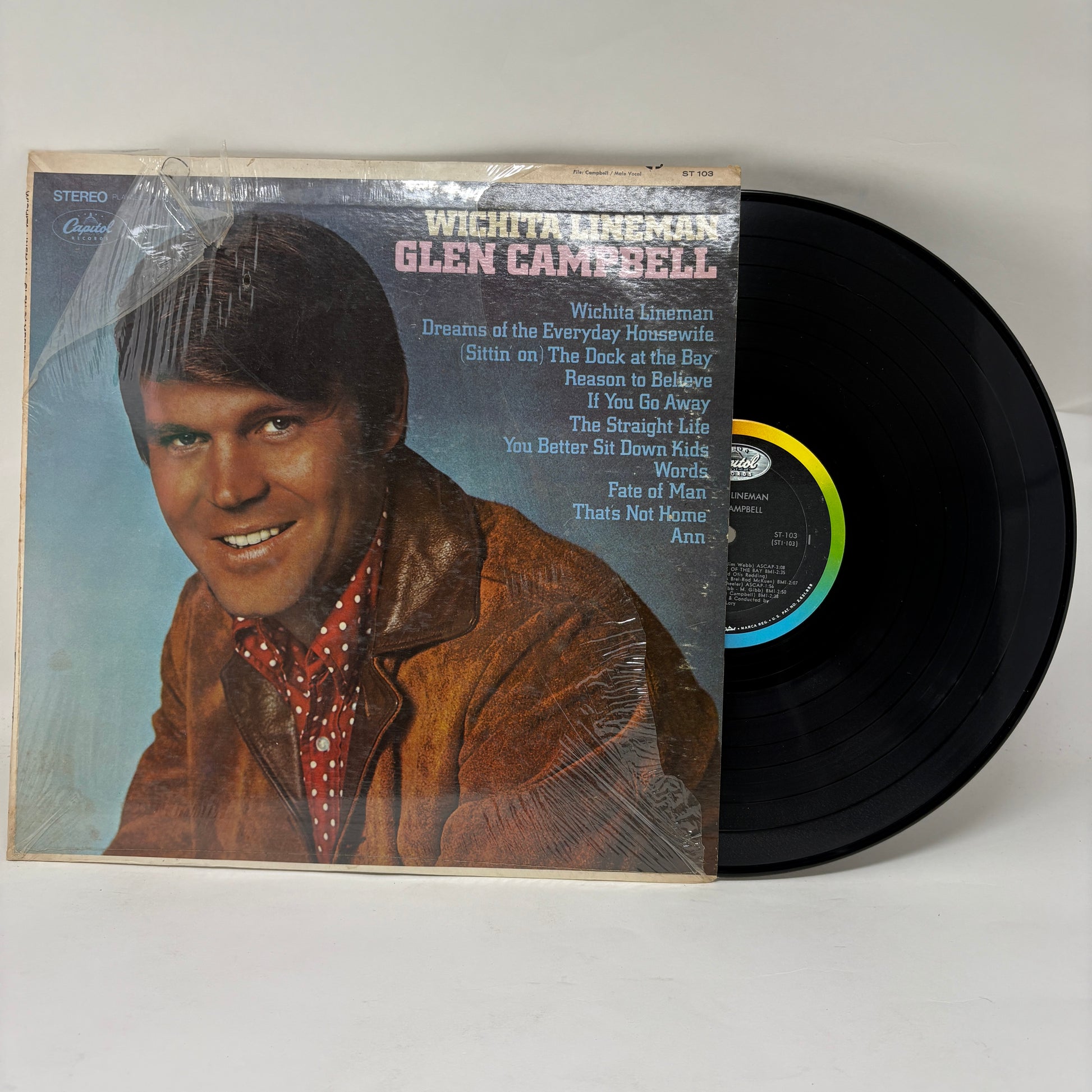 Glen Campbell : Wichita Lineman (LP,Album,Stereo)