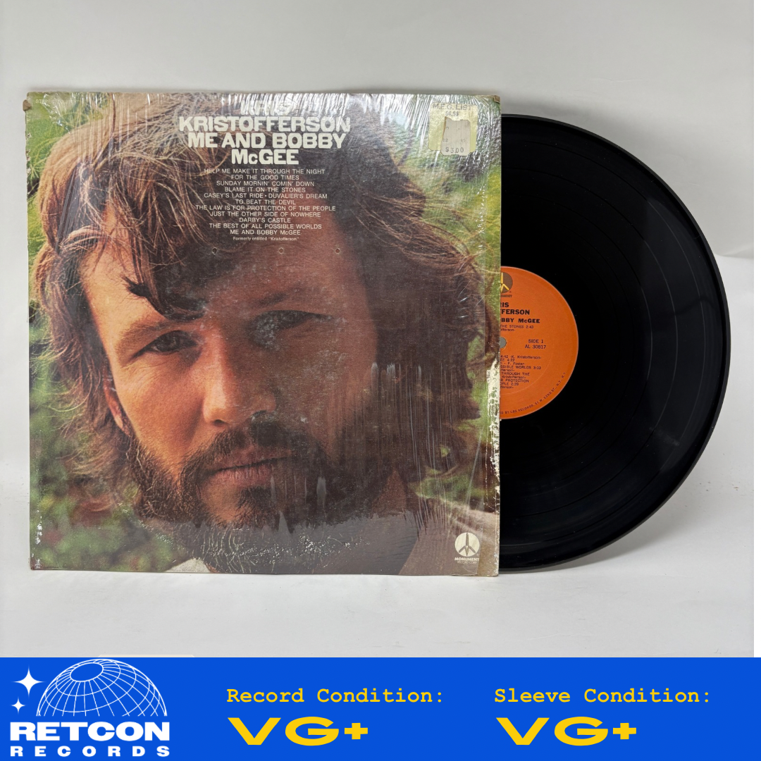 Kris Kristofferson : Me And Bobby McGee (LP,Album,Reissue)