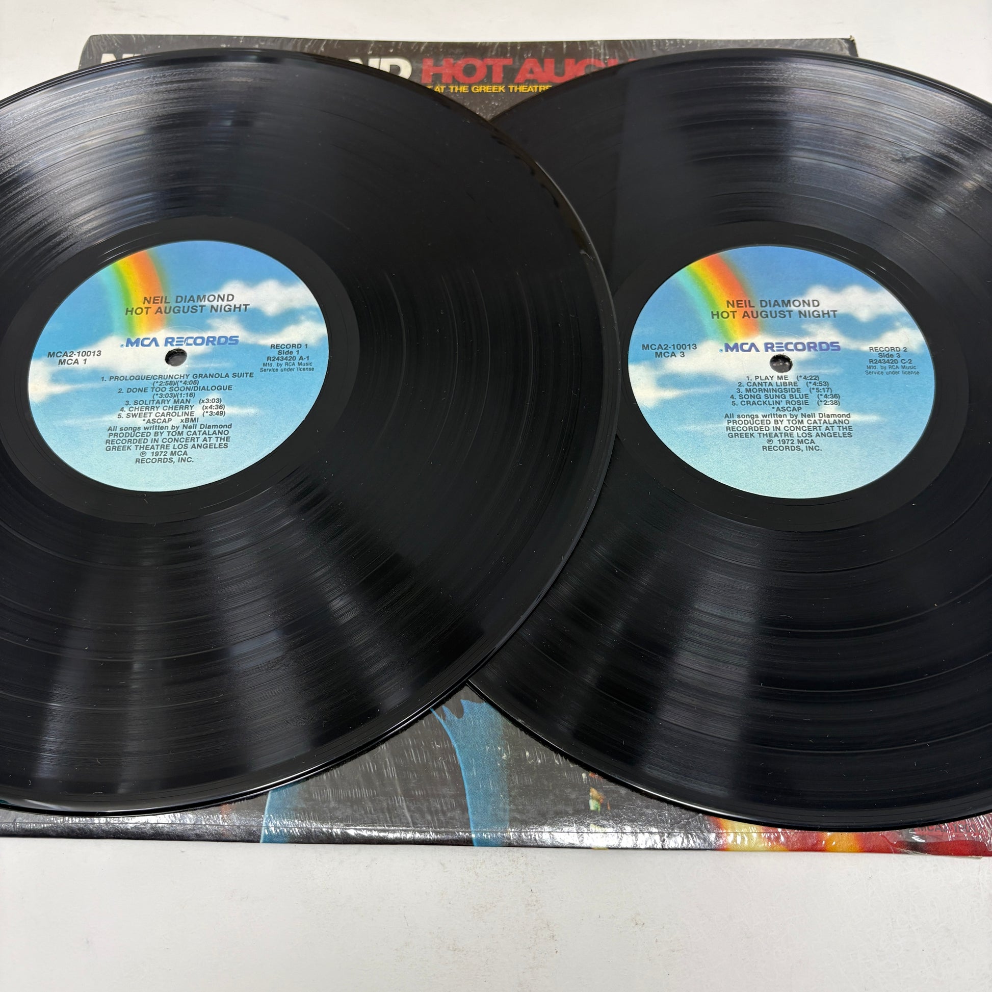 Neil Diamond : Hot August Night (LP,Album,Club Edition,Reissue)