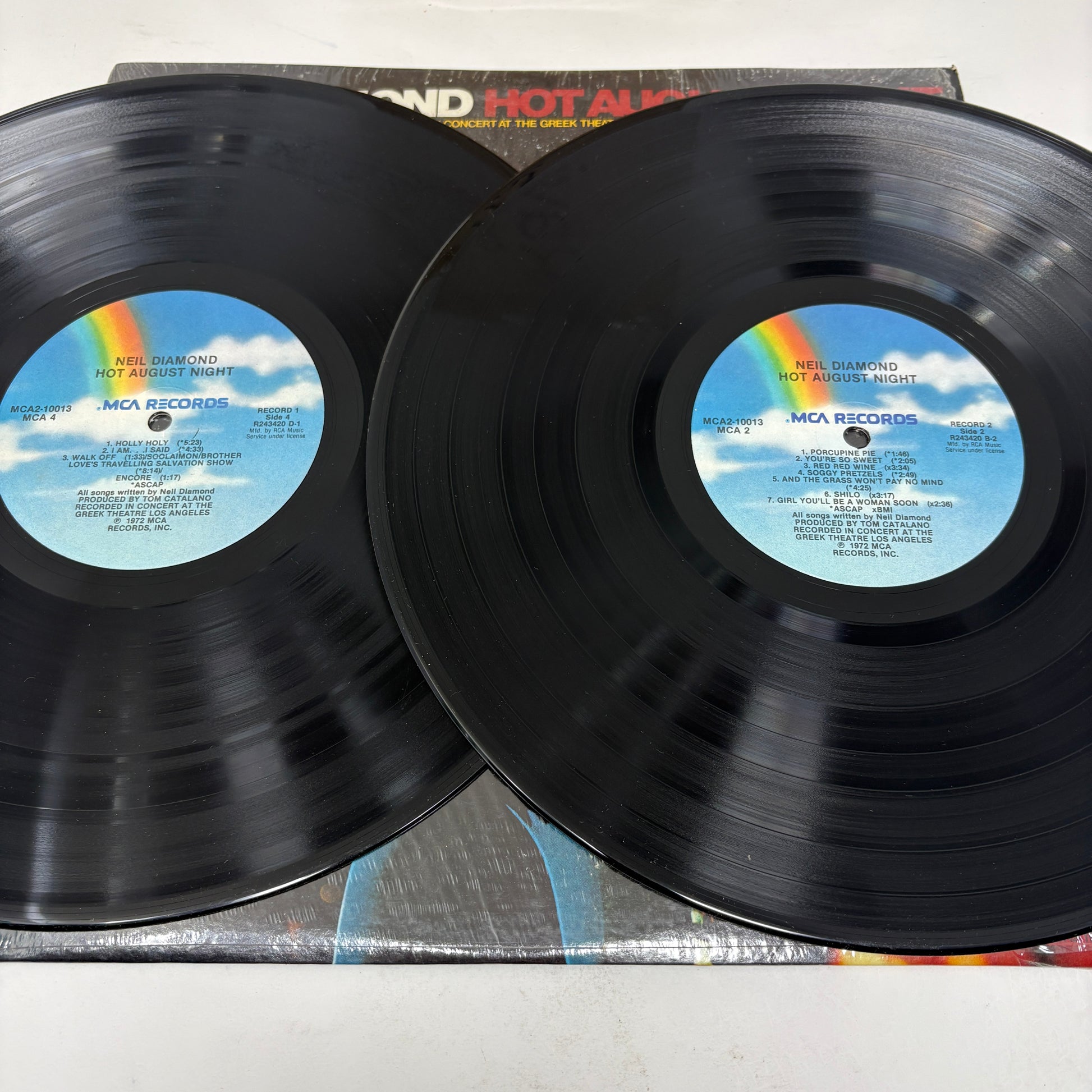 Neil Diamond : Hot August Night (LP,Album,Club Edition,Reissue)