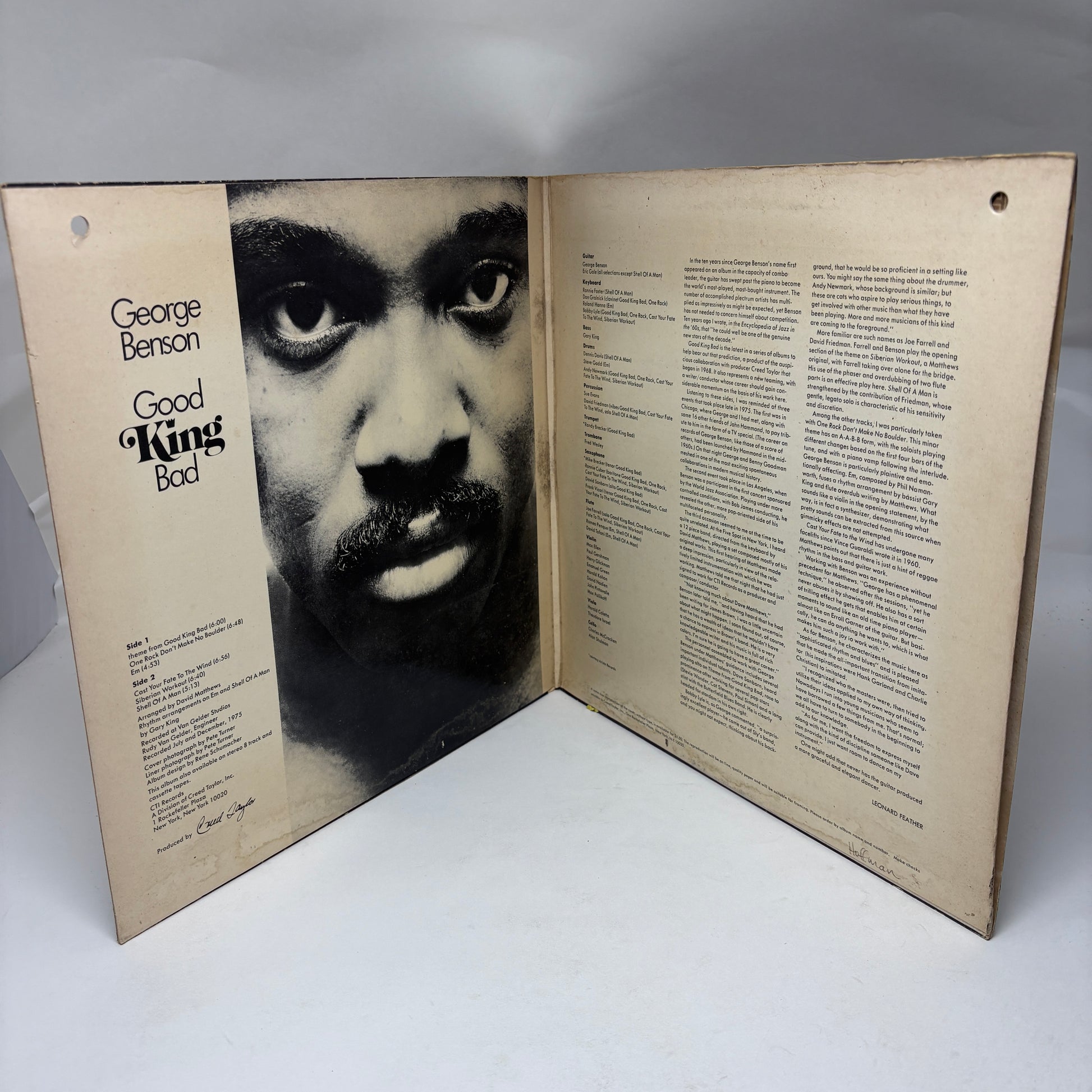 George Benson : Good King Bad (LP,Album,Stereo)