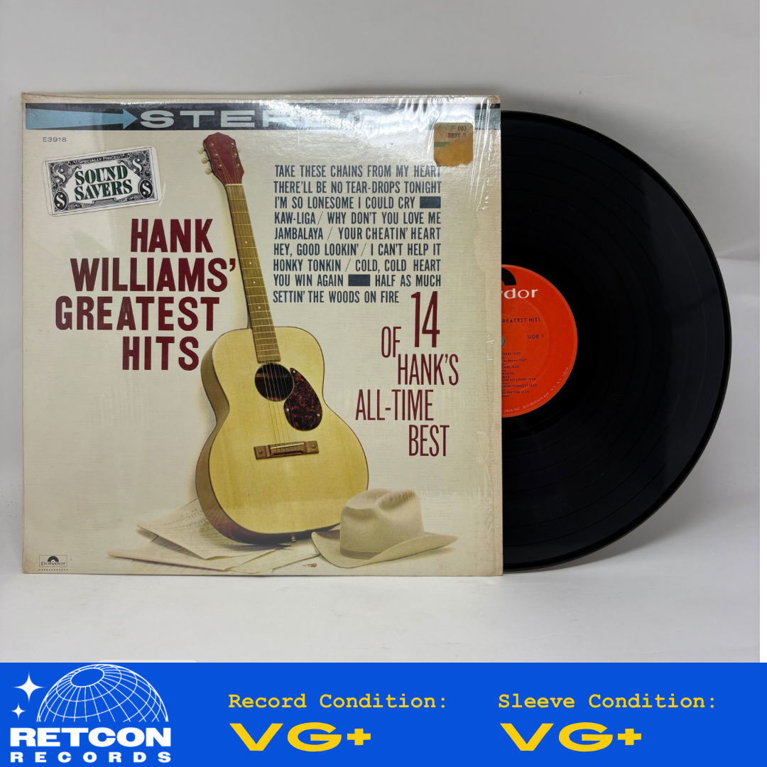 Hank Williams : Greatest Hits (LP,Compilation,Reissue,Stereo)
