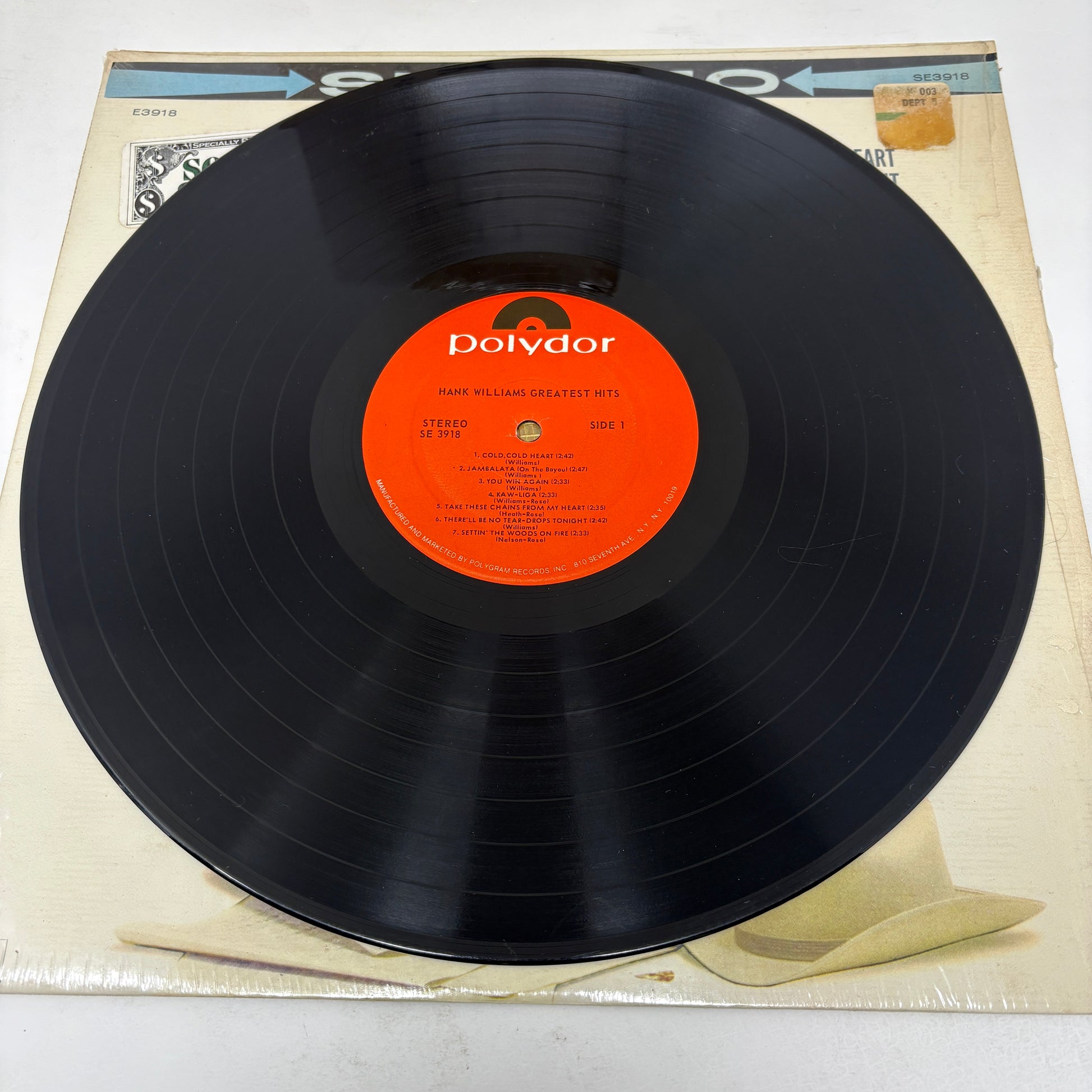 Hank Williams : Greatest Hits (LP,Compilation,Reissue,Stereo)