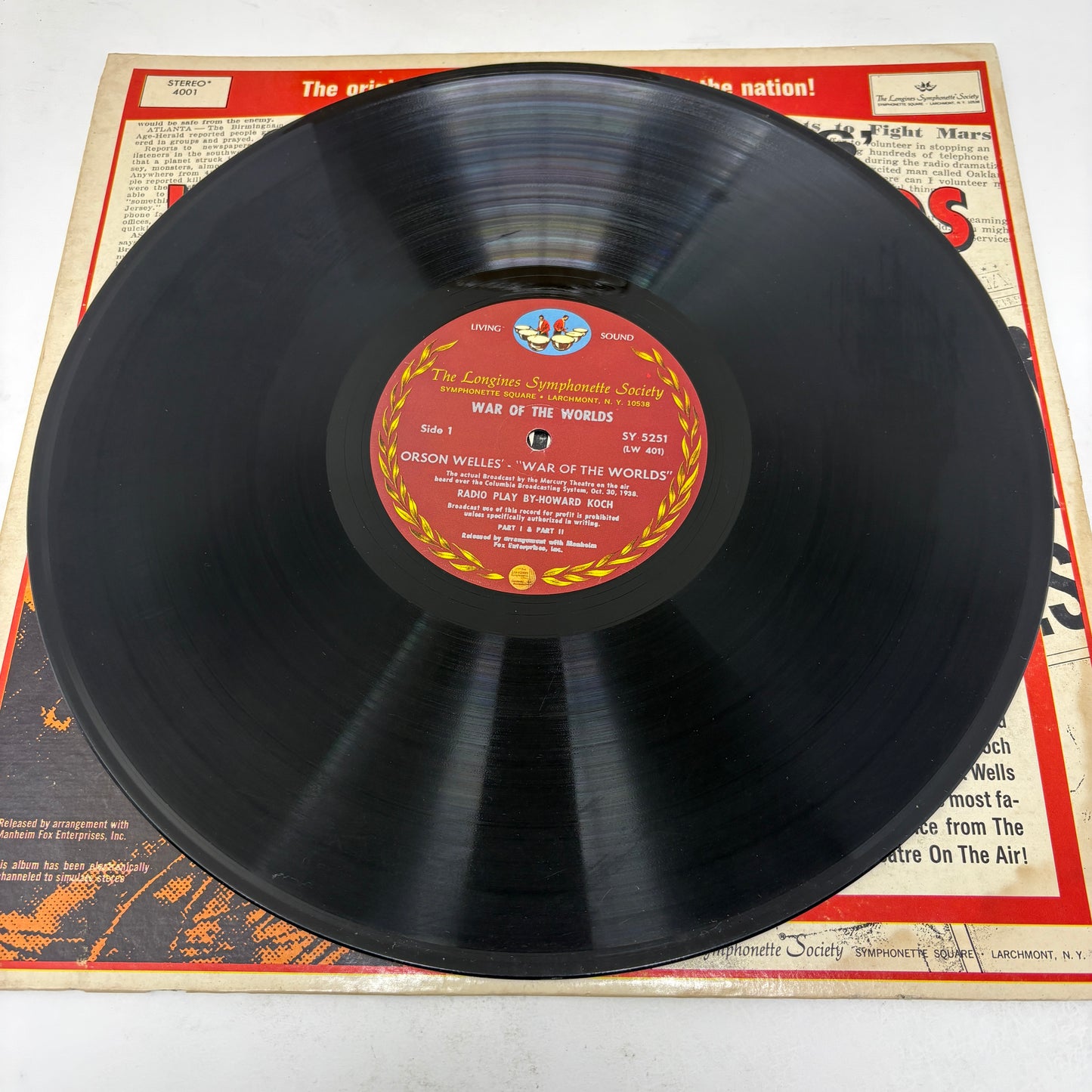 Orson Welles : War Of The Worlds (LP,Remastered)