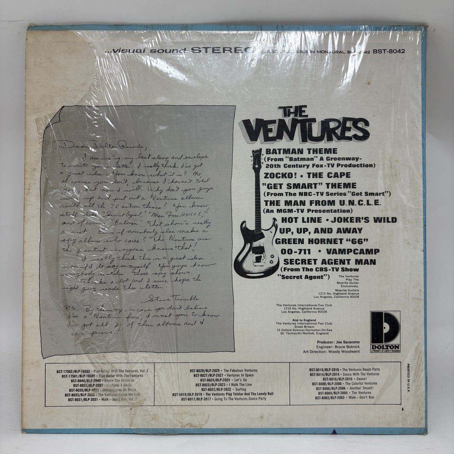 The Ventures : The Ventures (LP,Album,Stereo)