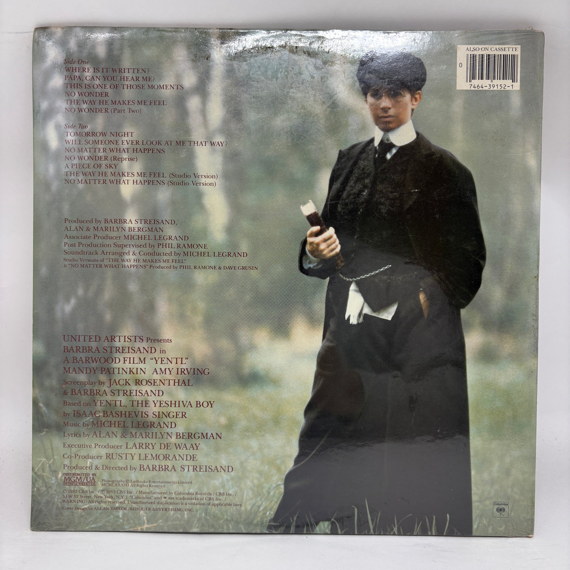 Barbra Streisand : Yentl - Original Motion Picture Soundtrack (LP,Album)