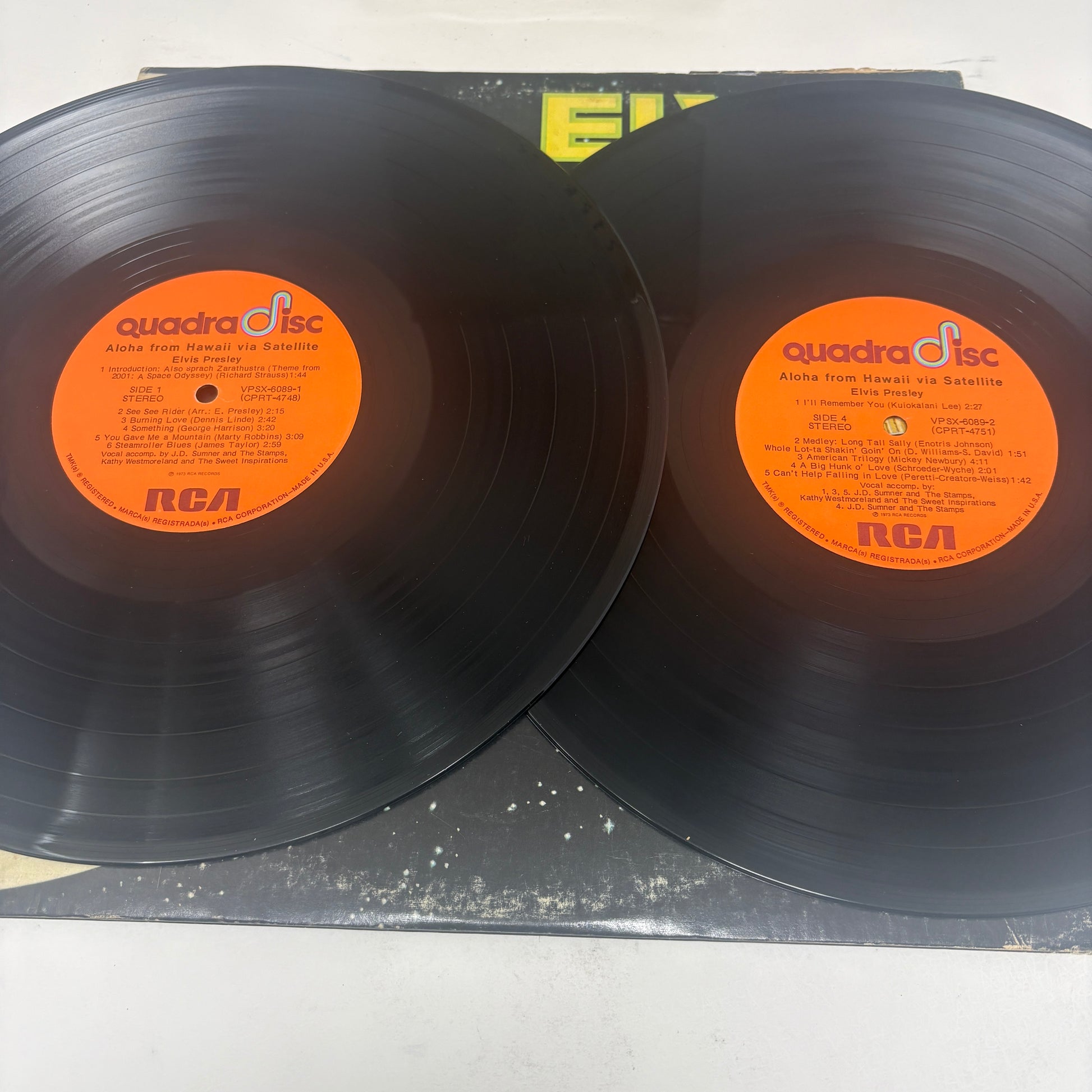 Elvis Presley : Aloha From Hawaii Via Satellite (LP,Album,Quadraphonic)