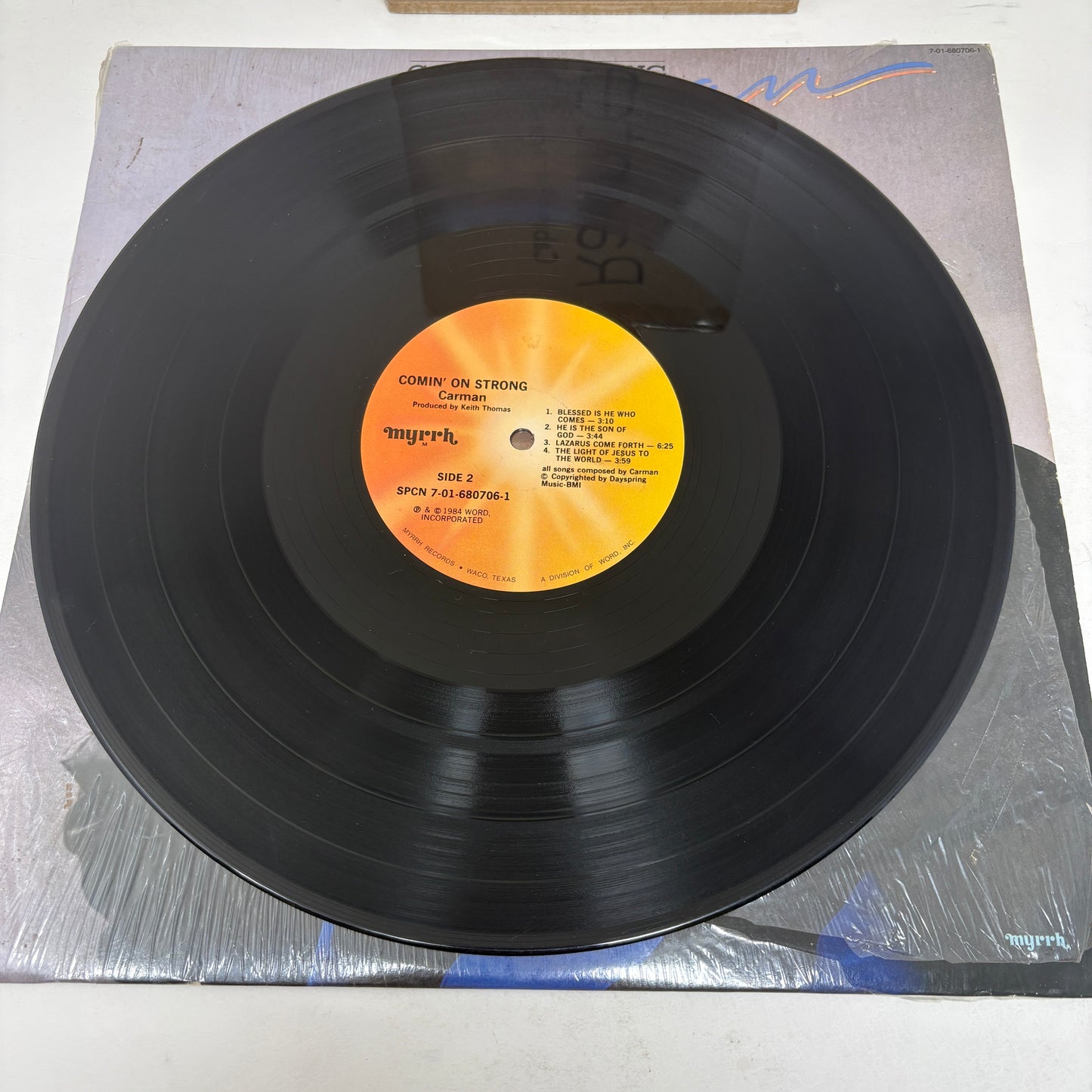 Carman : Comin' On Strong (LP,Club Edition)