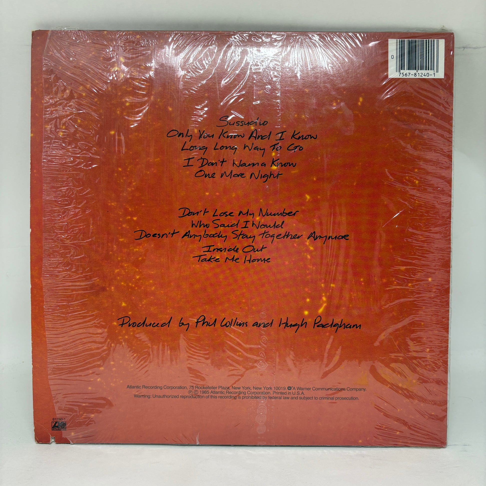 Phil Collins : No Jacket Required (LP,Album,Stereo)
