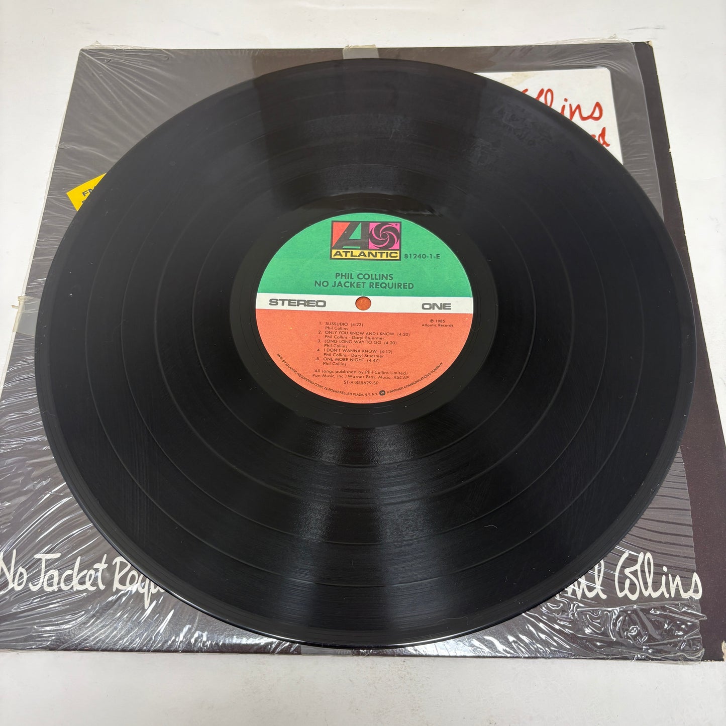 Phil Collins : No Jacket Required (LP,Album,Stereo)