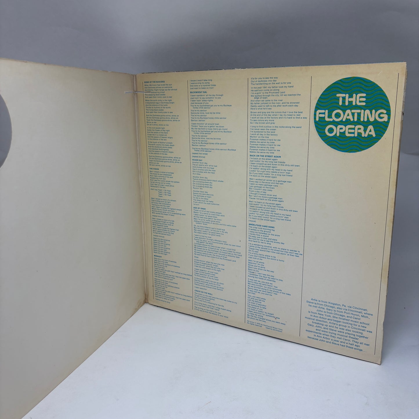 The Floating Opera : The Floating Opera (LP,Album)