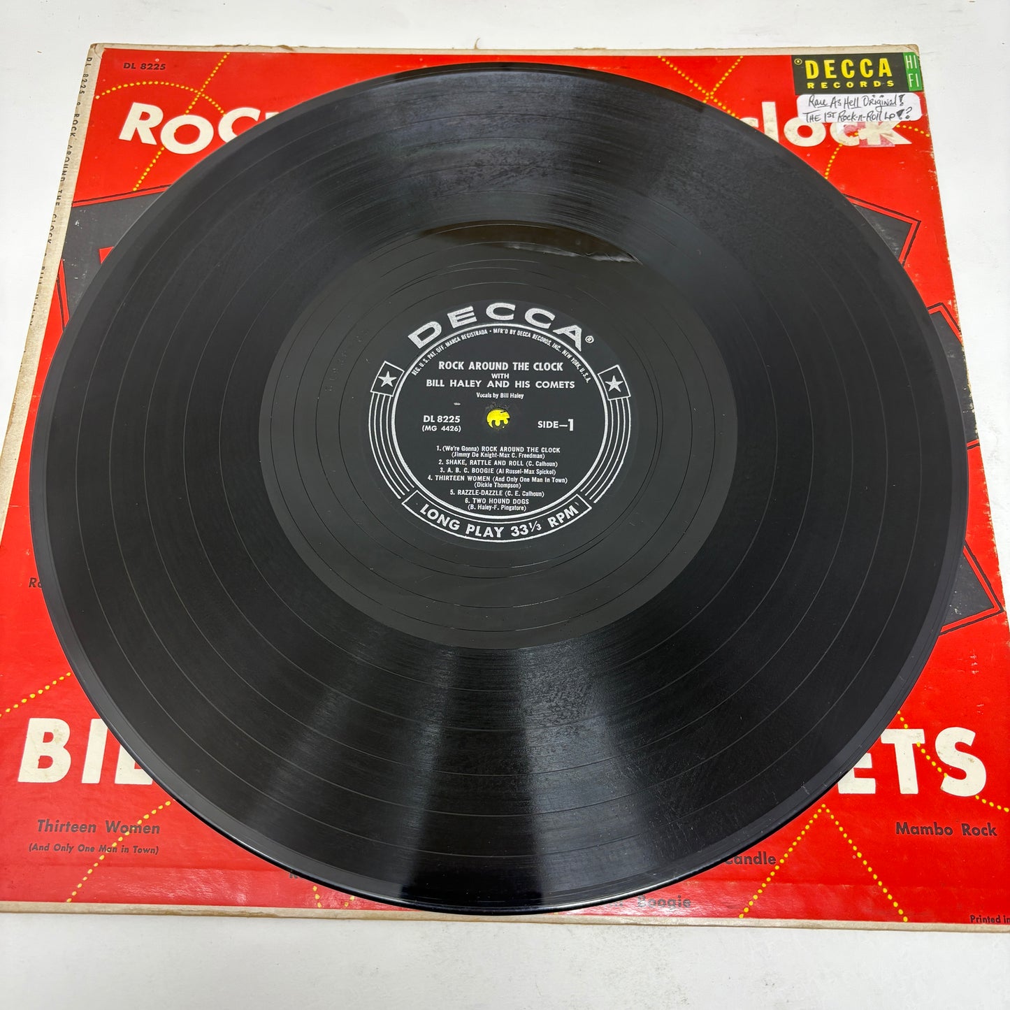 Bill Haley And His Comets : Rock Around The Clock (LP,Compilation,Mono)