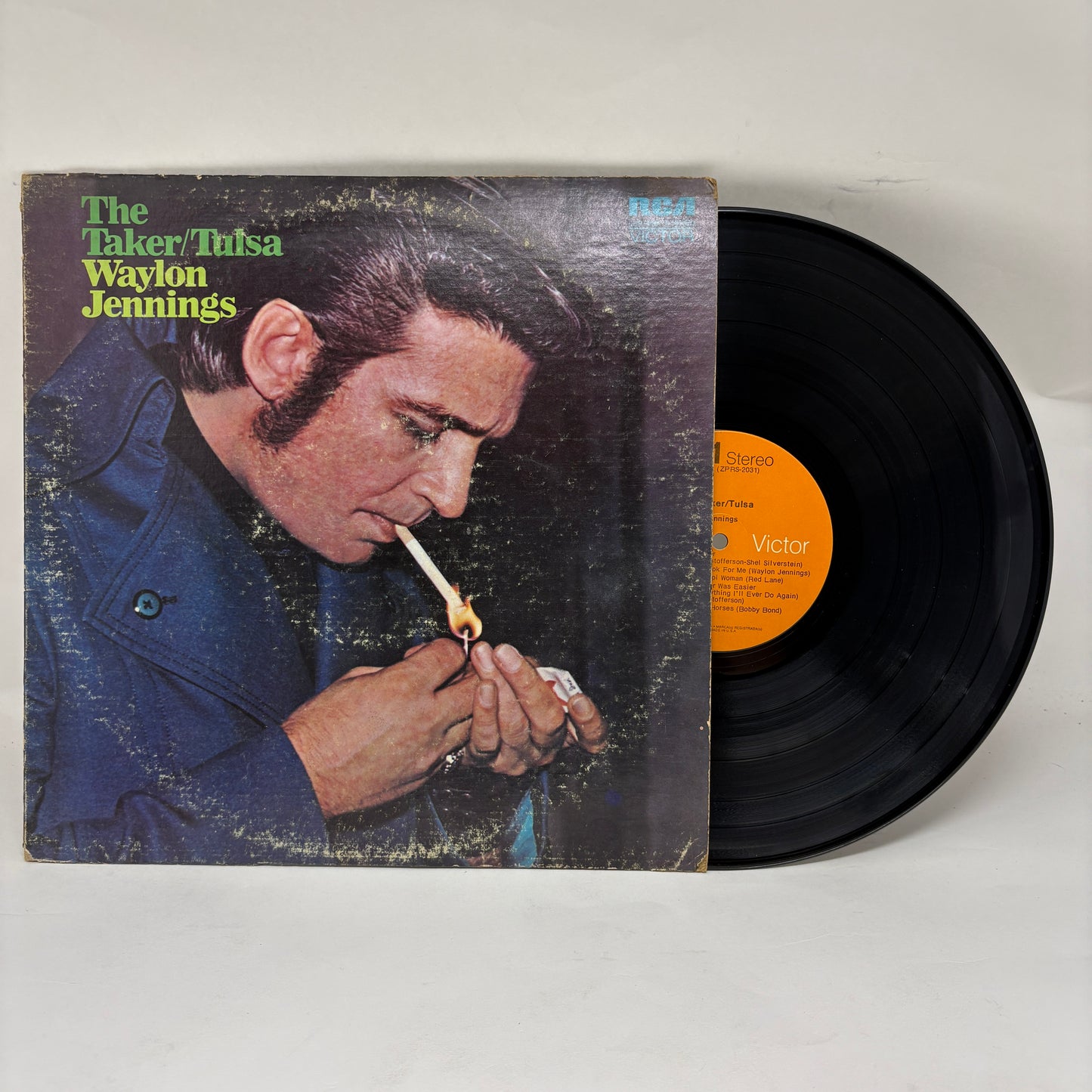 Waylon Jennings : The Taker / Tulsa (LP,Album)