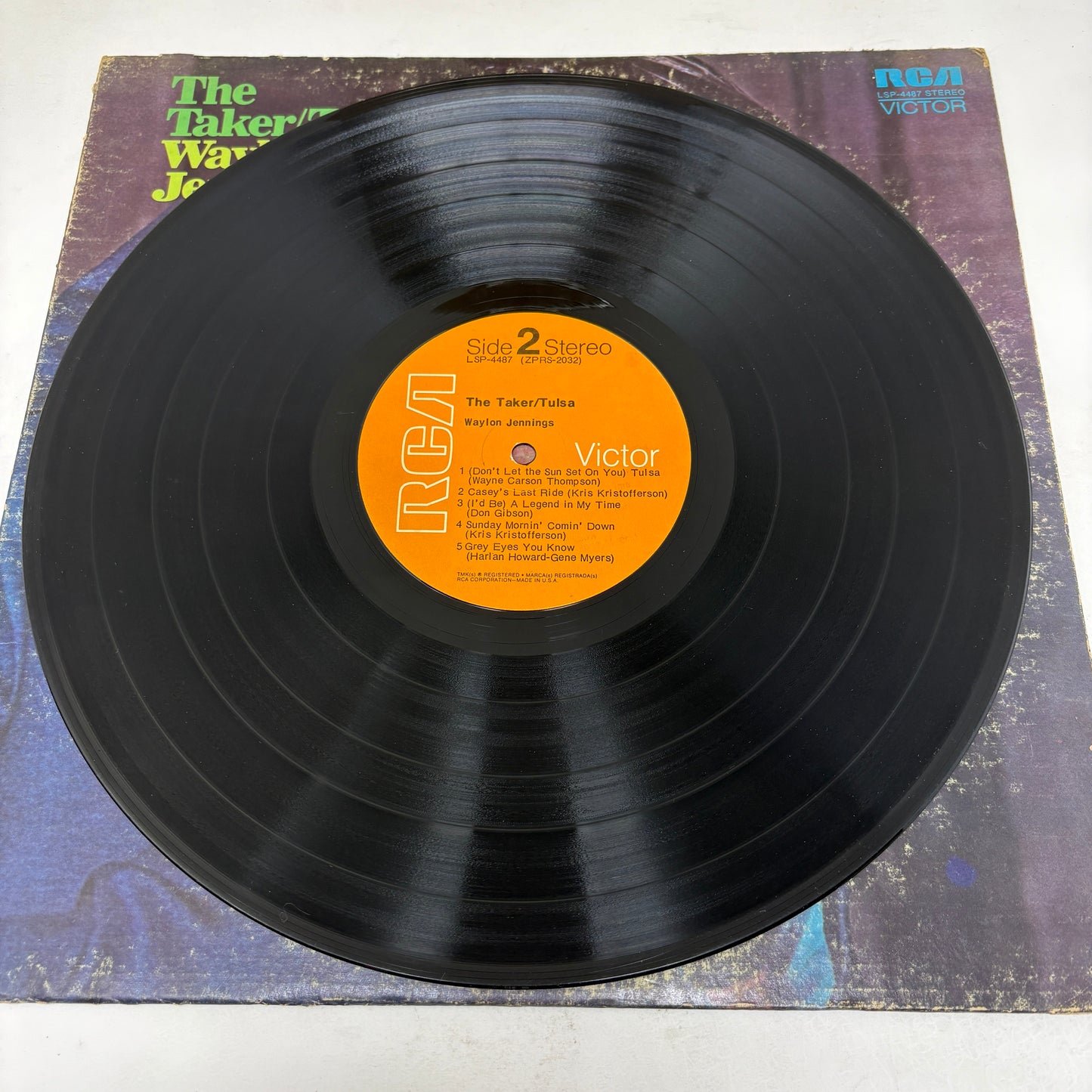 Waylon Jennings : The Taker / Tulsa (LP,Album)