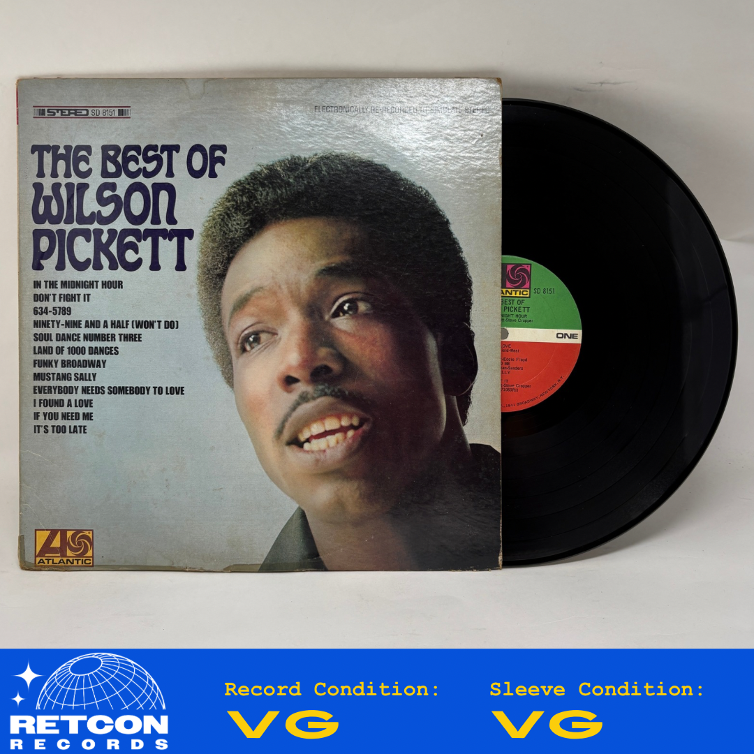 Wilson Pickett : The Best Of Wilson Pickett (LP,Compilation,Reissue,Repress,Stereo)