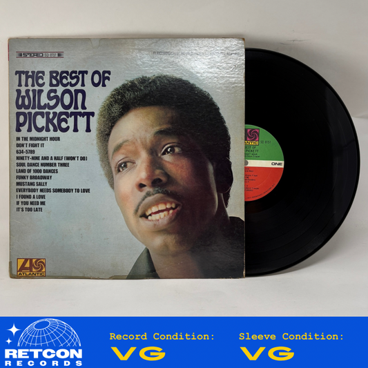 Wilson Pickett : The Best Of Wilson Pickett (LP,Compilation,Reissue,Repress,Stereo)
