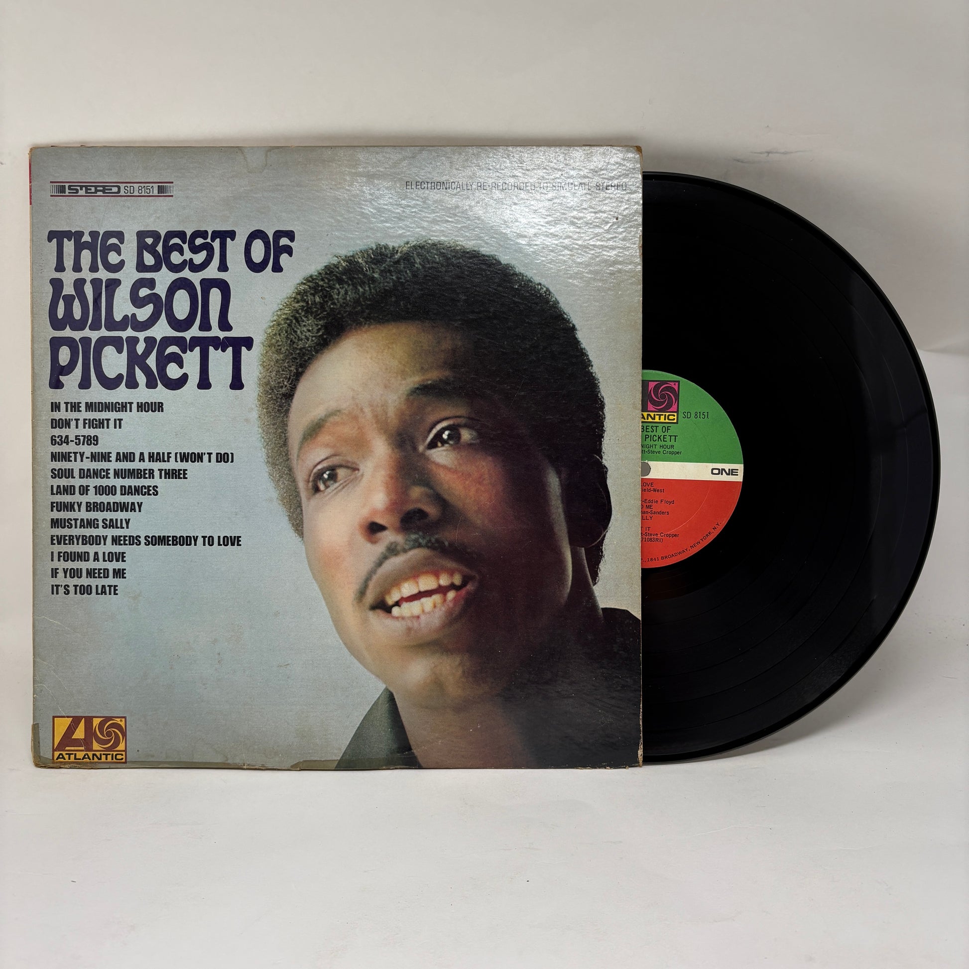 Wilson Pickett : The Best Of Wilson Pickett (LP,Compilation,Reissue,Repress,Stereo)