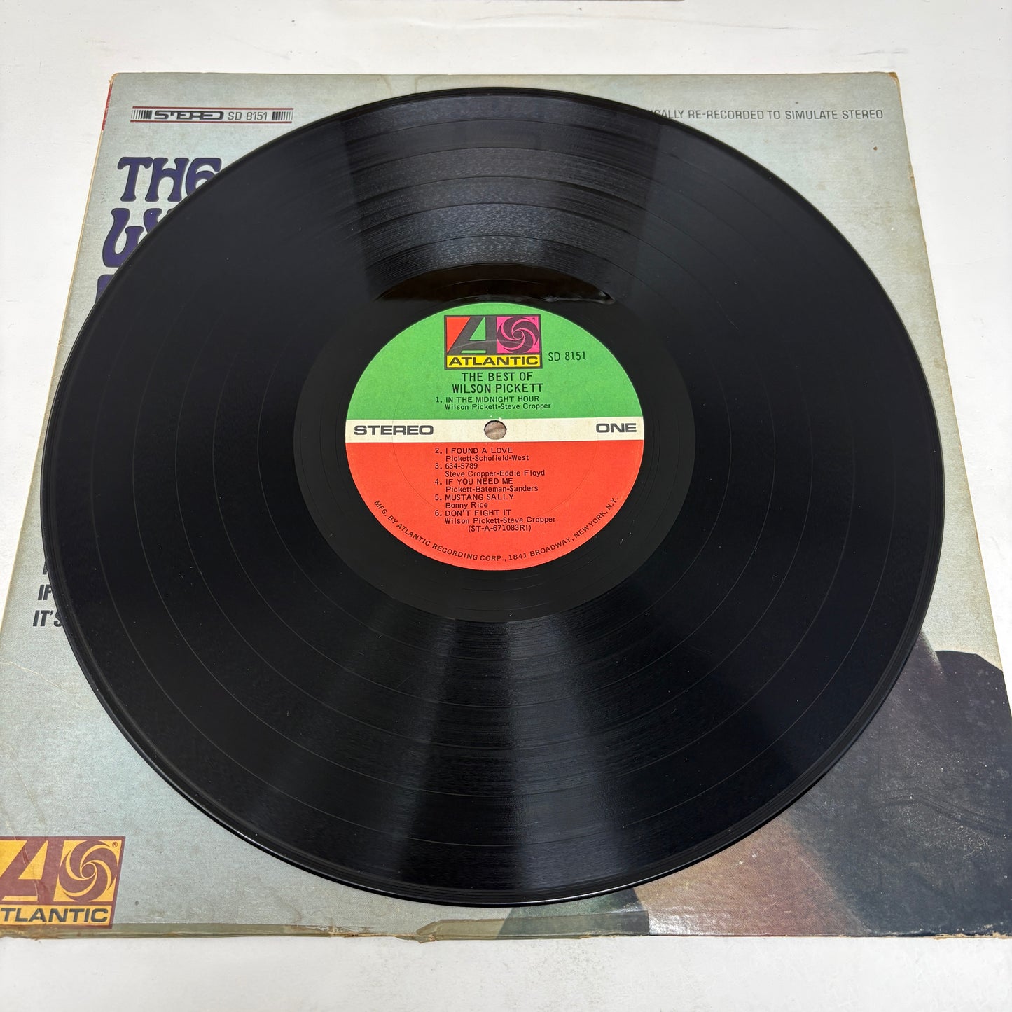Wilson Pickett : The Best Of Wilson Pickett (LP,Compilation,Reissue,Repress,Stereo)