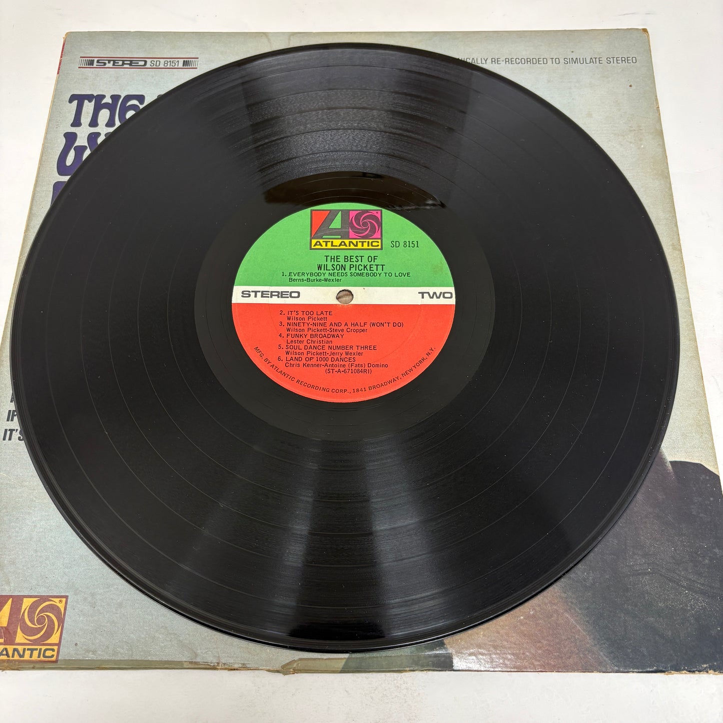 Wilson Pickett : The Best Of Wilson Pickett (LP,Compilation,Reissue,Repress,Stereo)