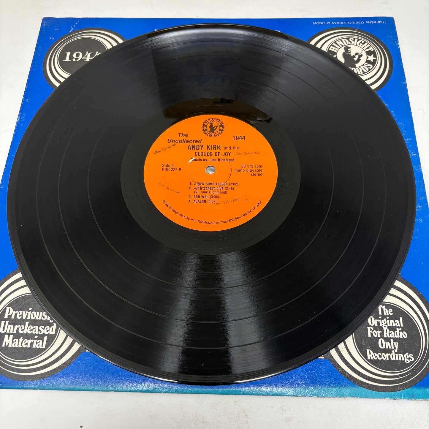 Andy Kirk And His Clouds Of Joy : The Uncollected Andy Kirk, 1944 (LP,Album,Mono)