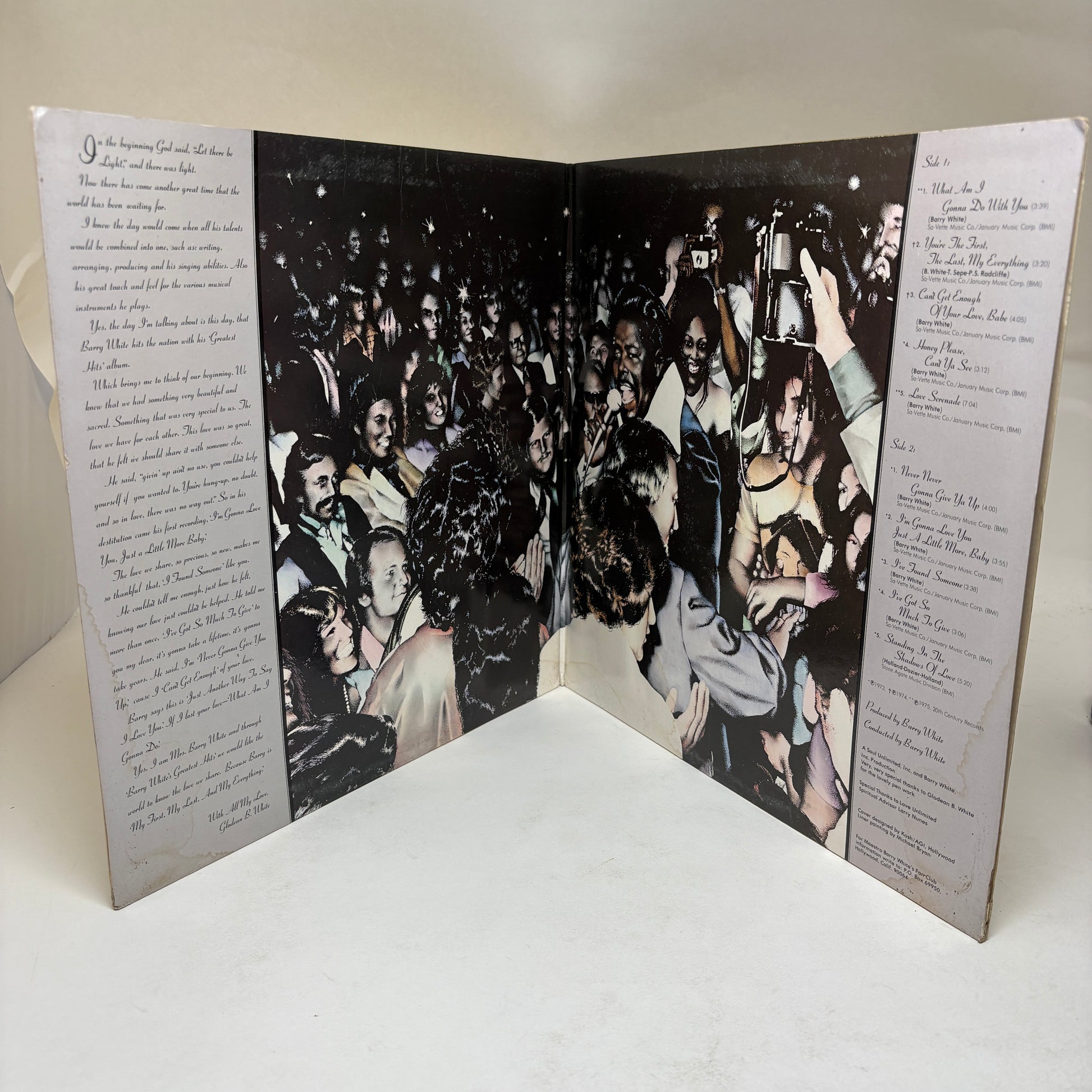 Barry White : Barry White's Greatest Hits (LP,Compilation,Stereo)
