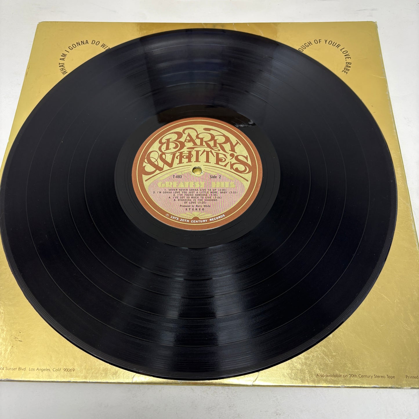Barry White : Barry White's Greatest Hits (LP,Compilation,Stereo)