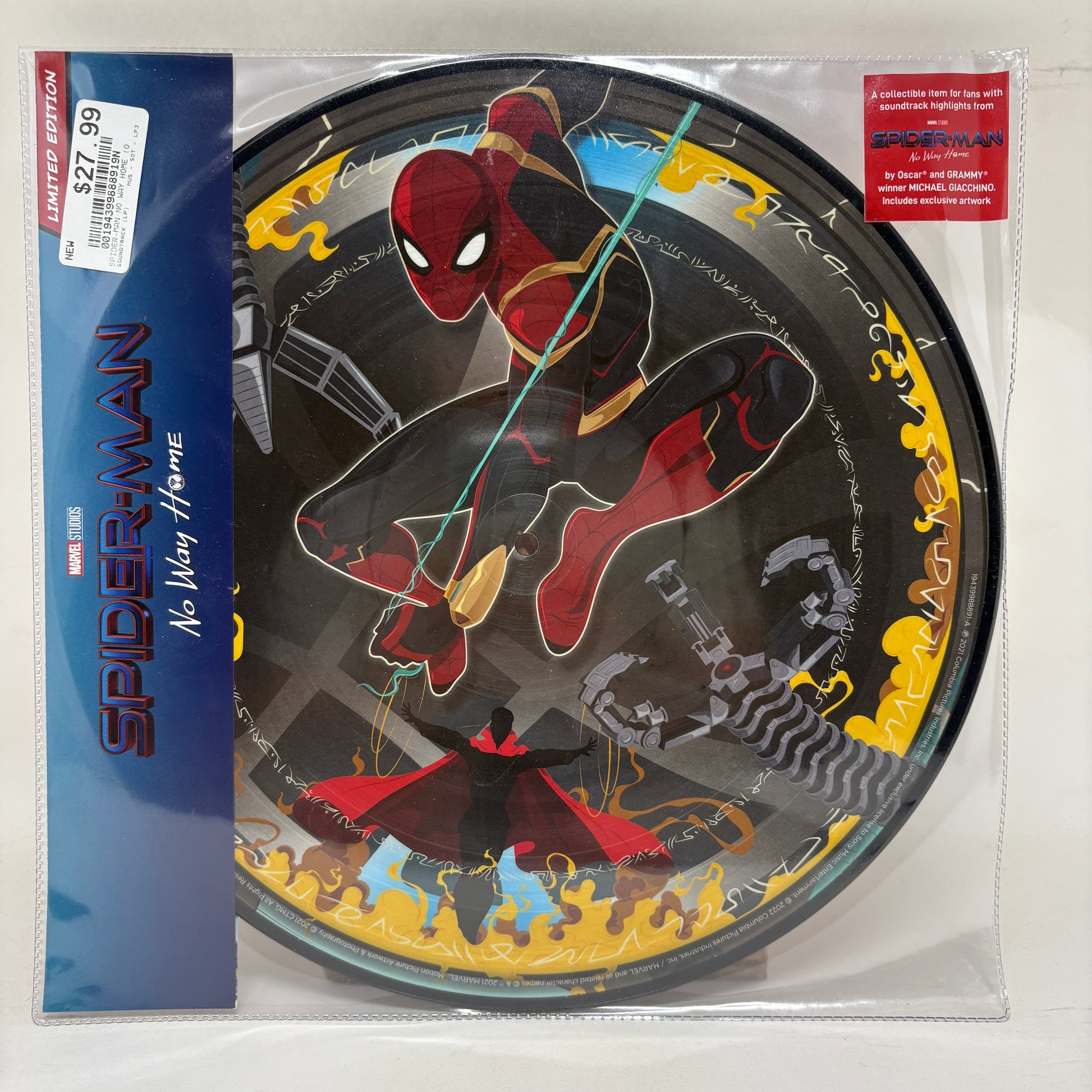 Michael Giacchino : Spider-Man: No Way Home (Original Motion Picture Soundtrack) (LP,Album,Limited Edition,Picture Disc)