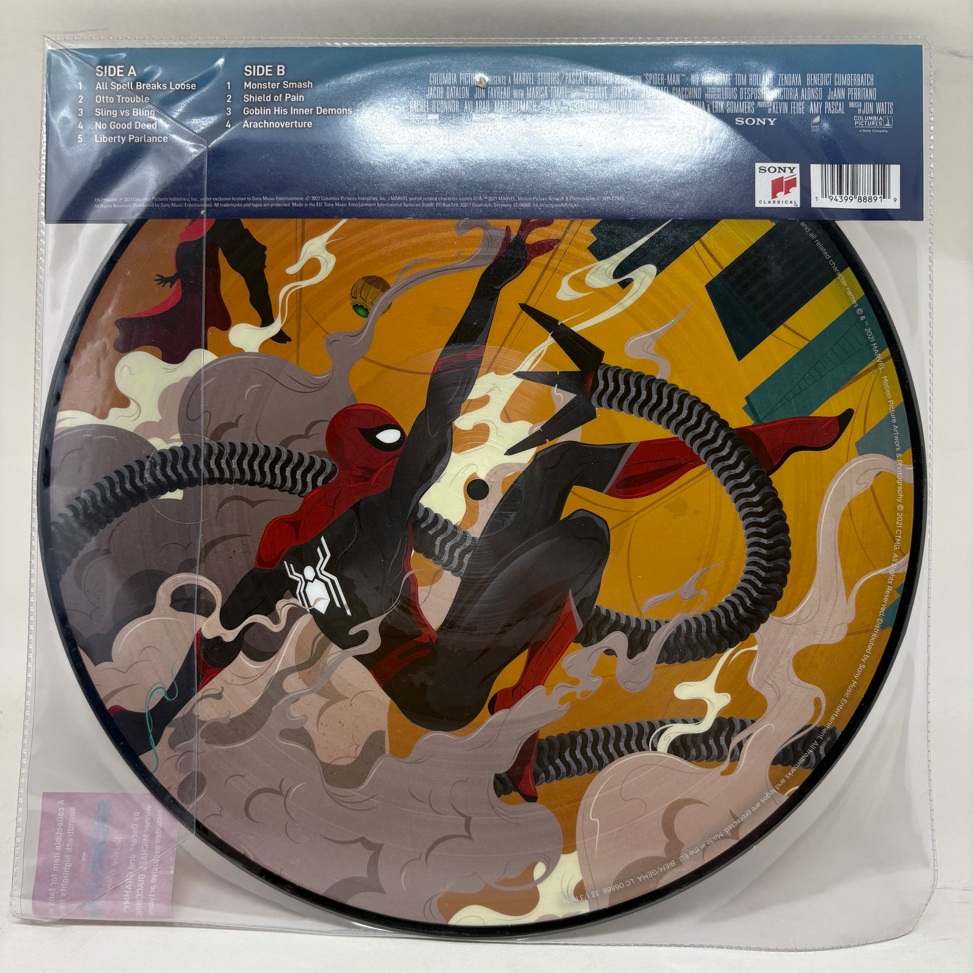 Michael Giacchino : Spider-Man: No Way Home (Original Motion Picture Soundtrack) (LP,Album,Limited Edition,Picture Disc)