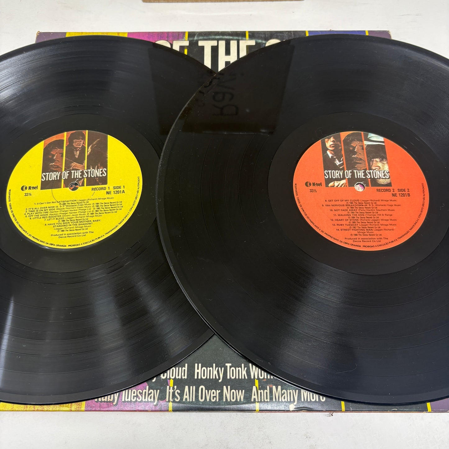 The Rolling Stones : Story Of The Stones (LP,Compilation,Stereo,Mono)