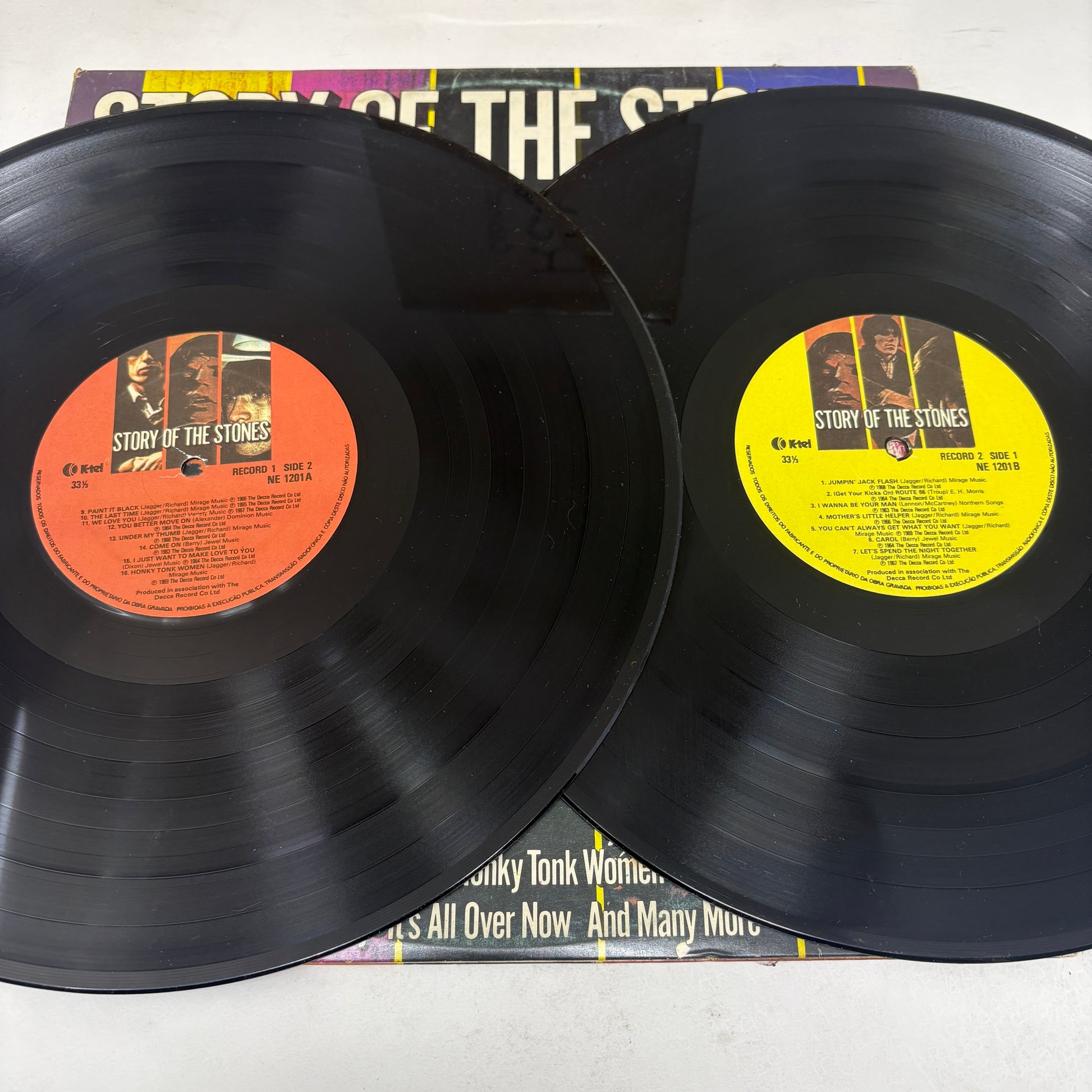 The Rolling Stones : Story Of The Stones (LP,Compilation,Stereo,Mono)