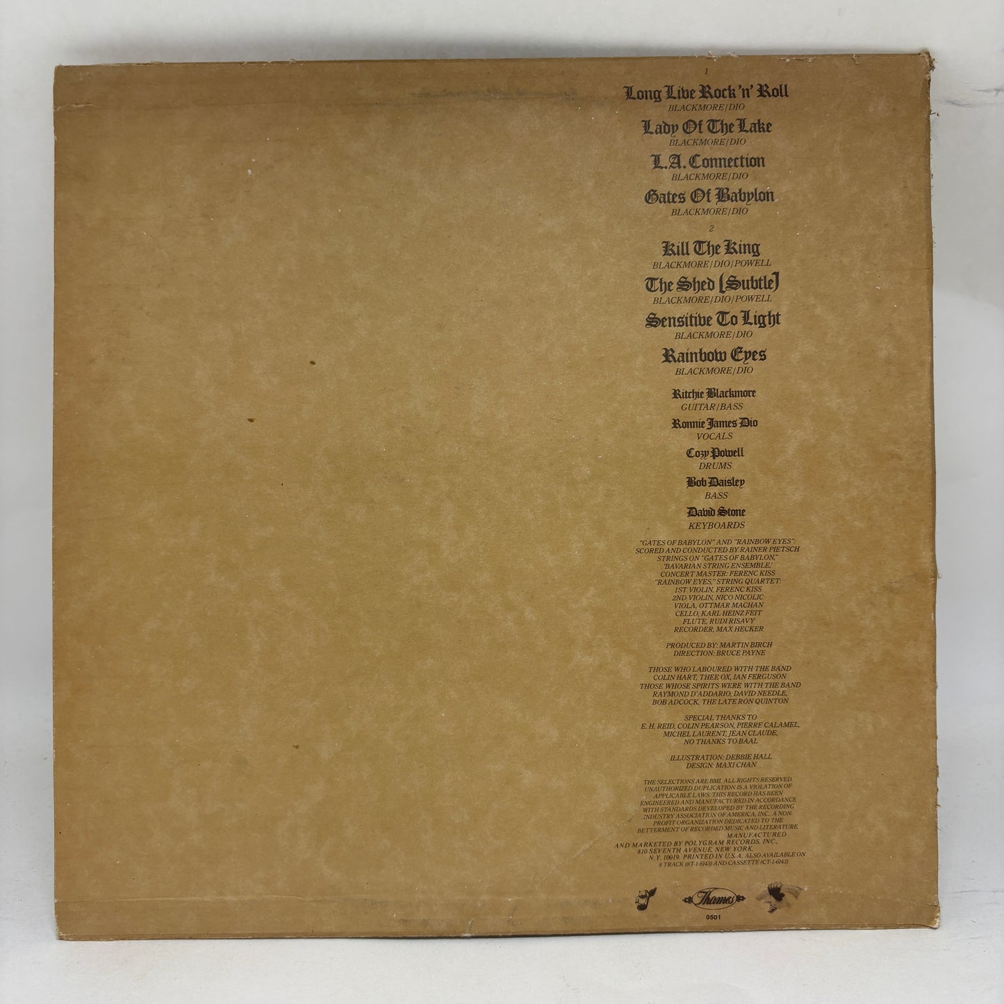 Rainbow : Long Live Rock 'N' Roll (LP,Album)