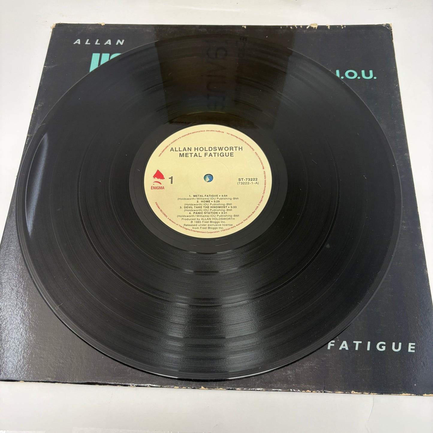 Allan Holdsworth With I.O.U. (3) : Metal Fatigue (LP,Album,Reissue,Stereo)