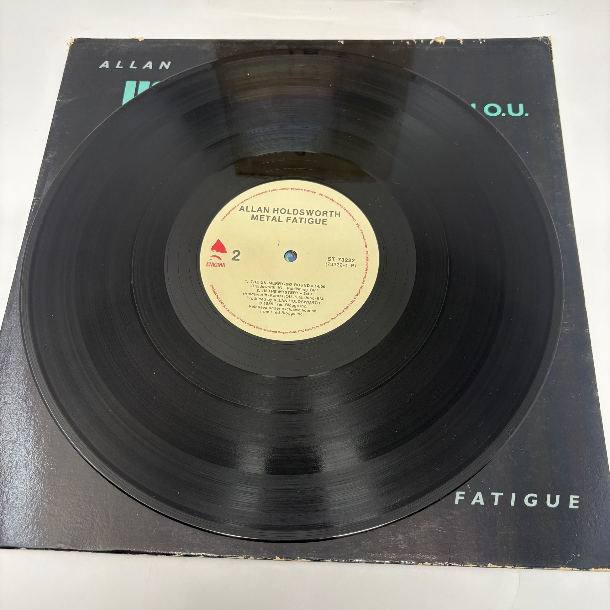 Allan Holdsworth With I.O.U. (3) : Metal Fatigue (LP,Album,Reissue,Stereo)