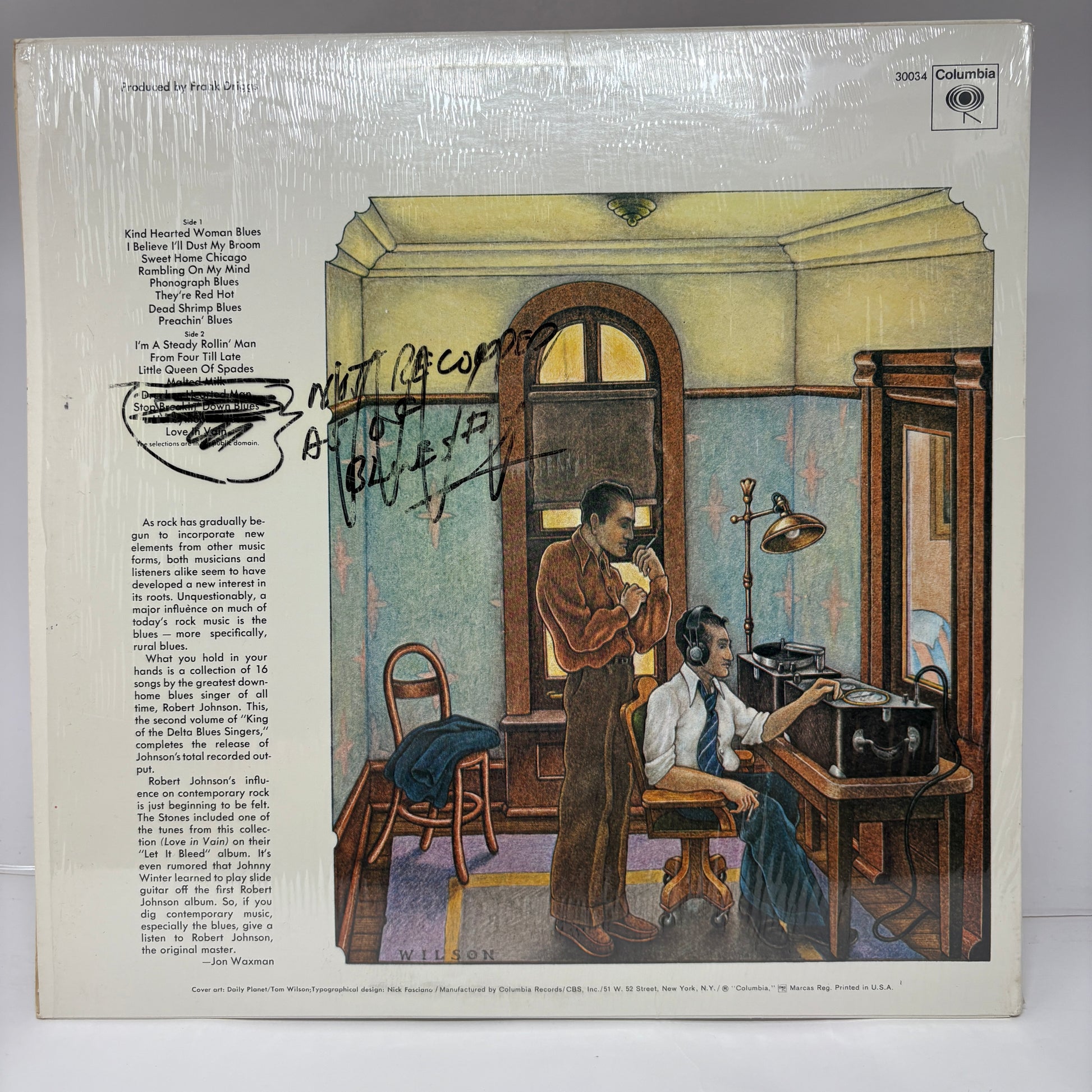 Robert Johnson : King Of The Delta Blues Singers Vol. II (LP,Compilation,Reissue,Mono)