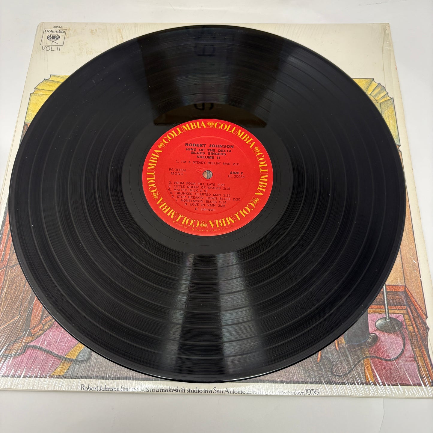 Robert Johnson : King Of The Delta Blues Singers Vol. II (LP,Compilation,Reissue,Mono)