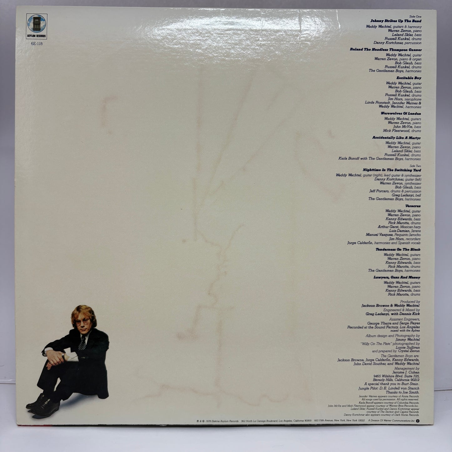Warren Zevon : Excitable Boy (LP,Album,Stereo)