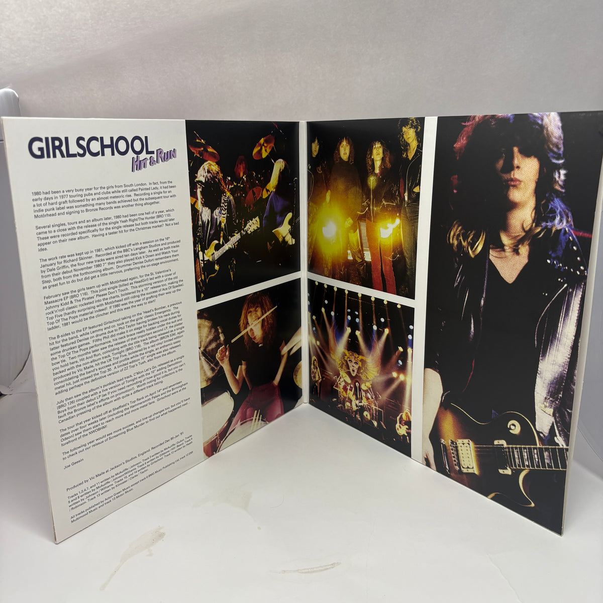 Girlschool : Hit And Run (LP,Album,Limited Edition,Reissue)