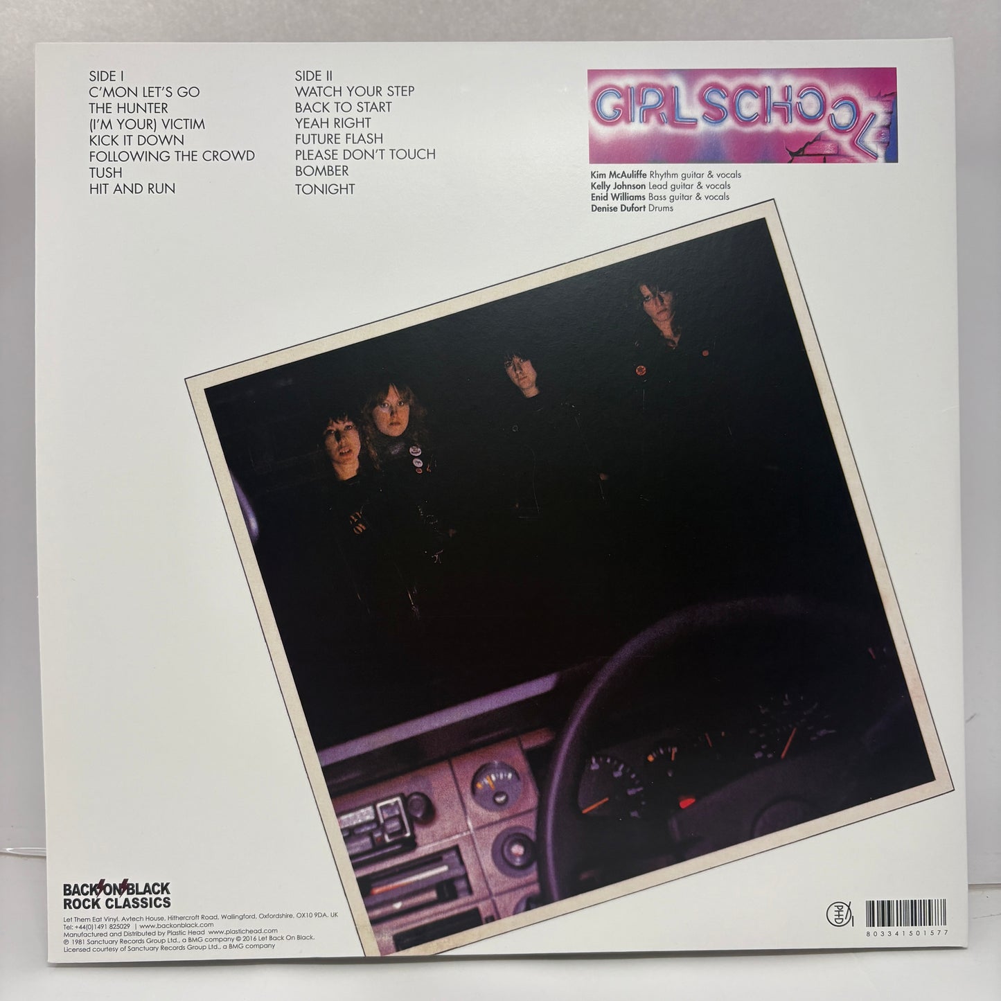 Girlschool : Hit And Run (LP,Album,Limited Edition,Reissue)