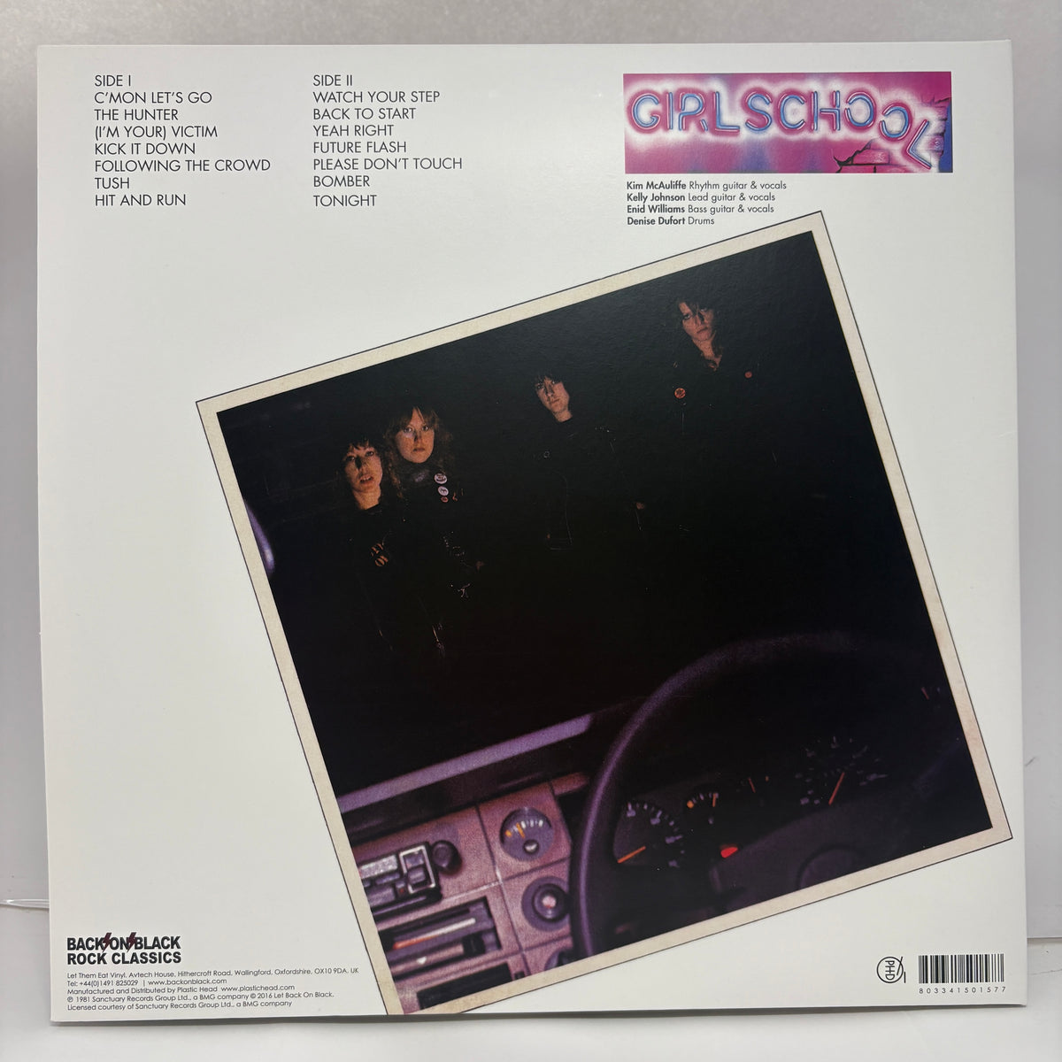 Girlschool : Hit And Run (LP,Album,Limited Edition,Reissue)