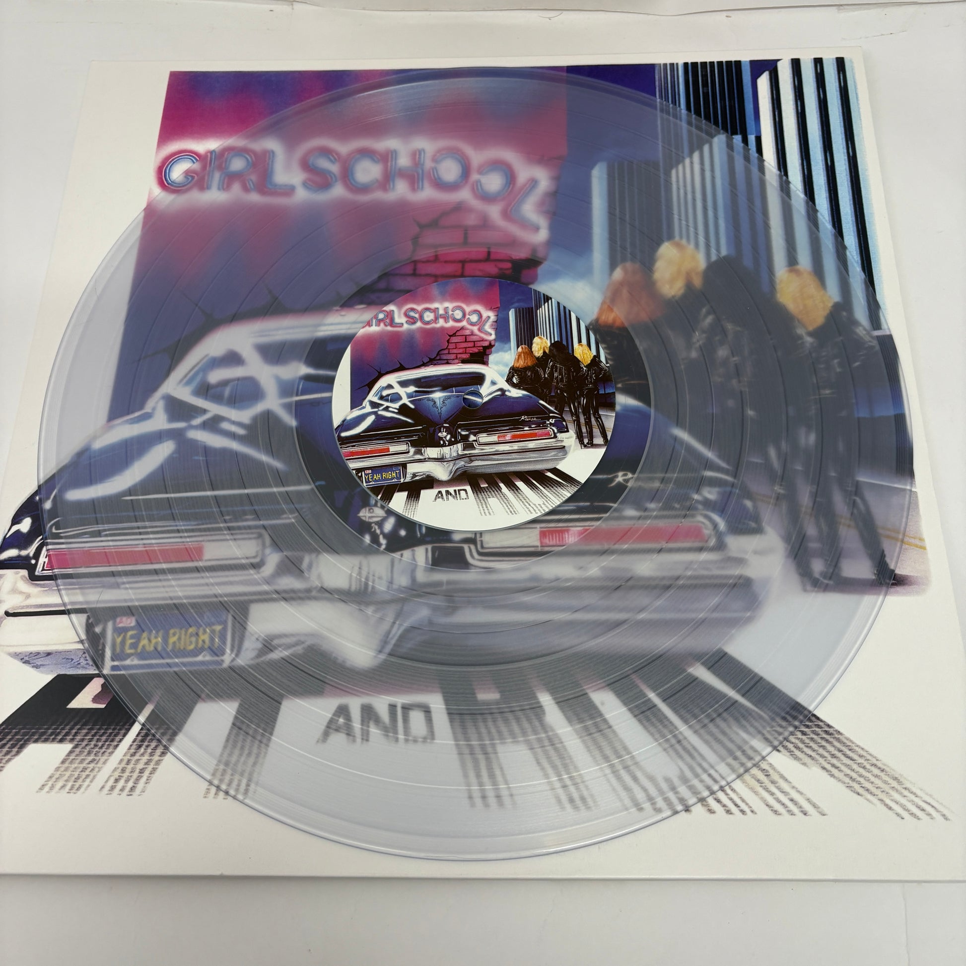 Girlschool : Hit And Run (LP,Album,Limited Edition,Reissue)