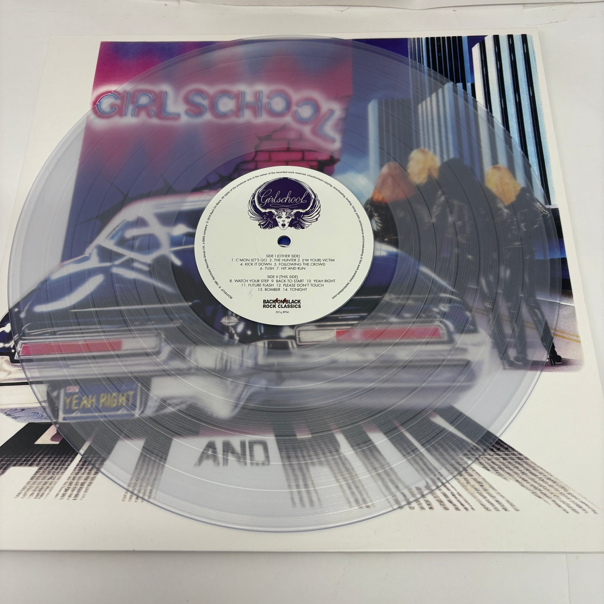 Girlschool : Hit And Run (LP,Album,Limited Edition,Reissue)