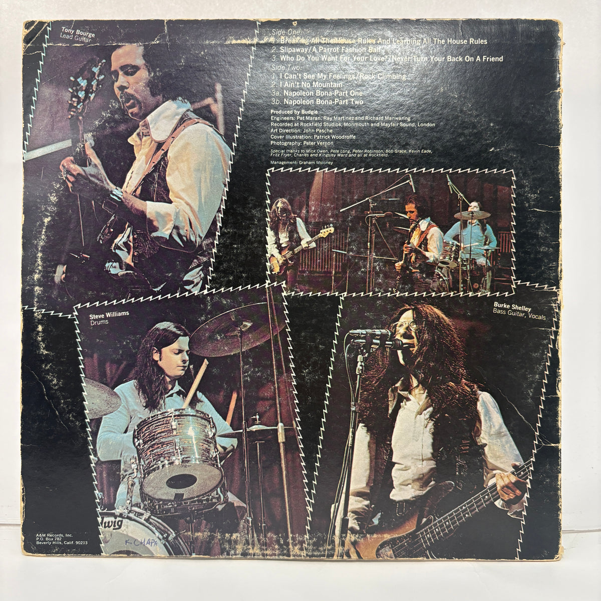 Budgie : Bandolier (LP,Album,Stereo)
