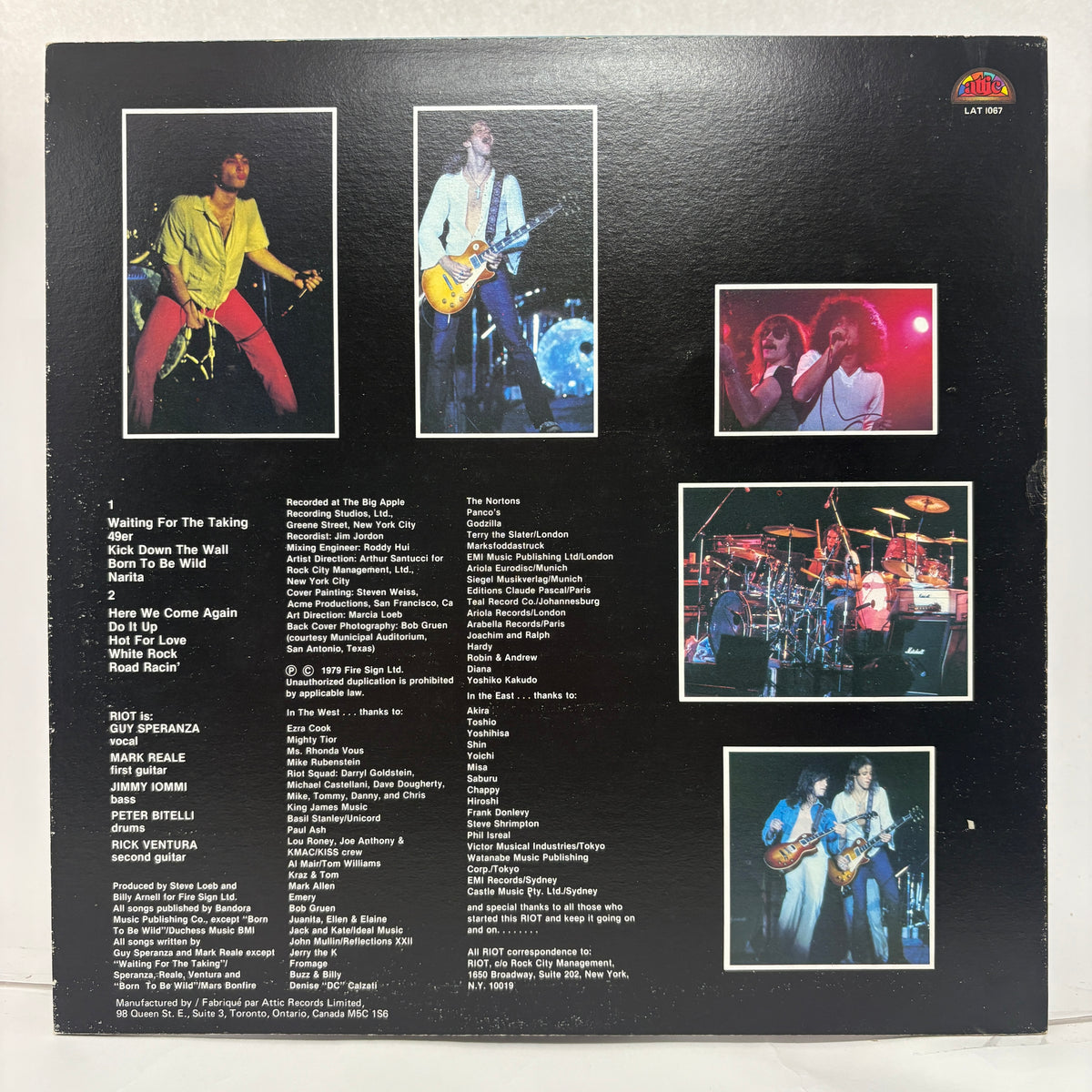 Riot (4) : Narita (LP,Album)