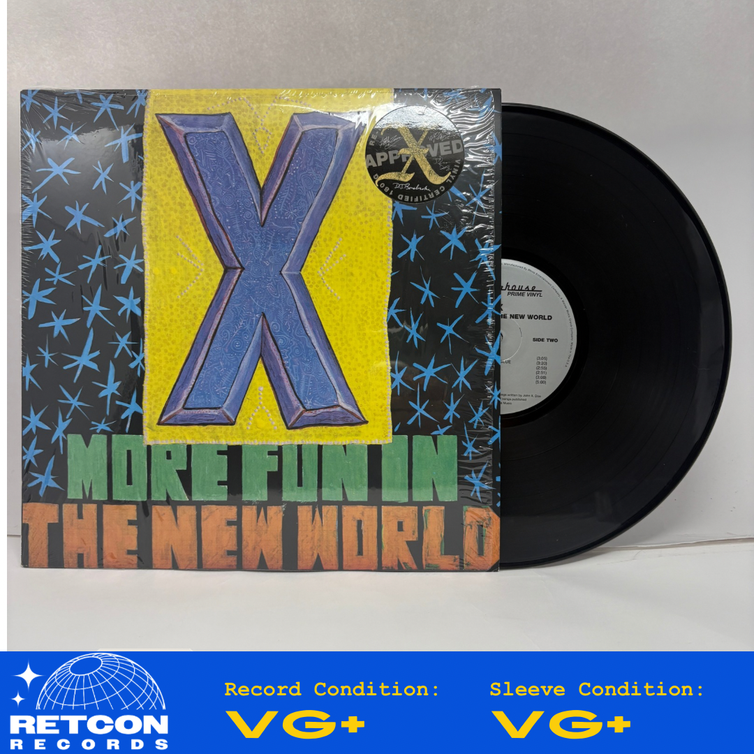 X (5) : More Fun In The New World (LP,Album,Reissue)