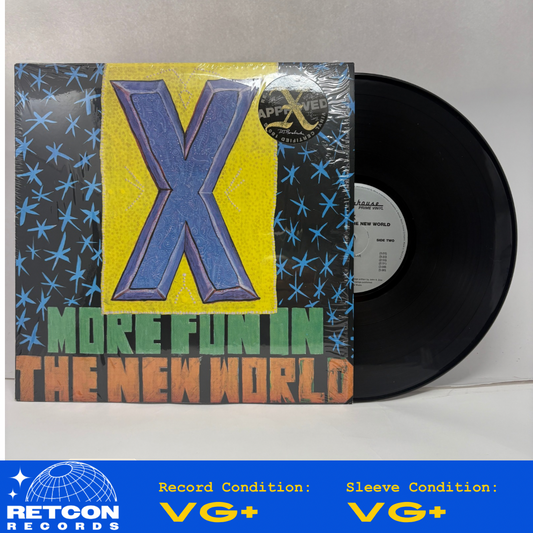 X (5) : More Fun In The New World (LP,Album,Reissue)