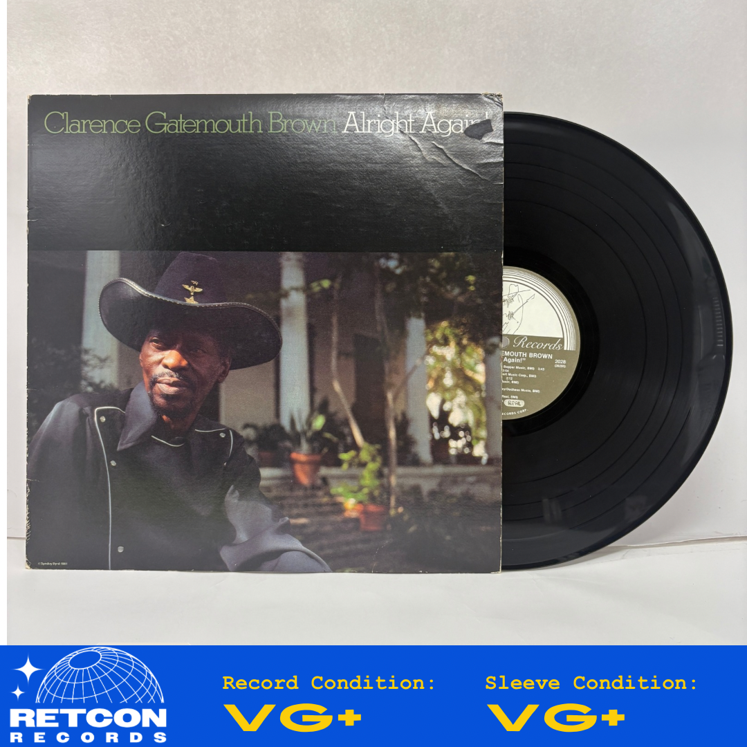 Clarence "Gatemouth" Brown : Alright Again! (LP,Album)